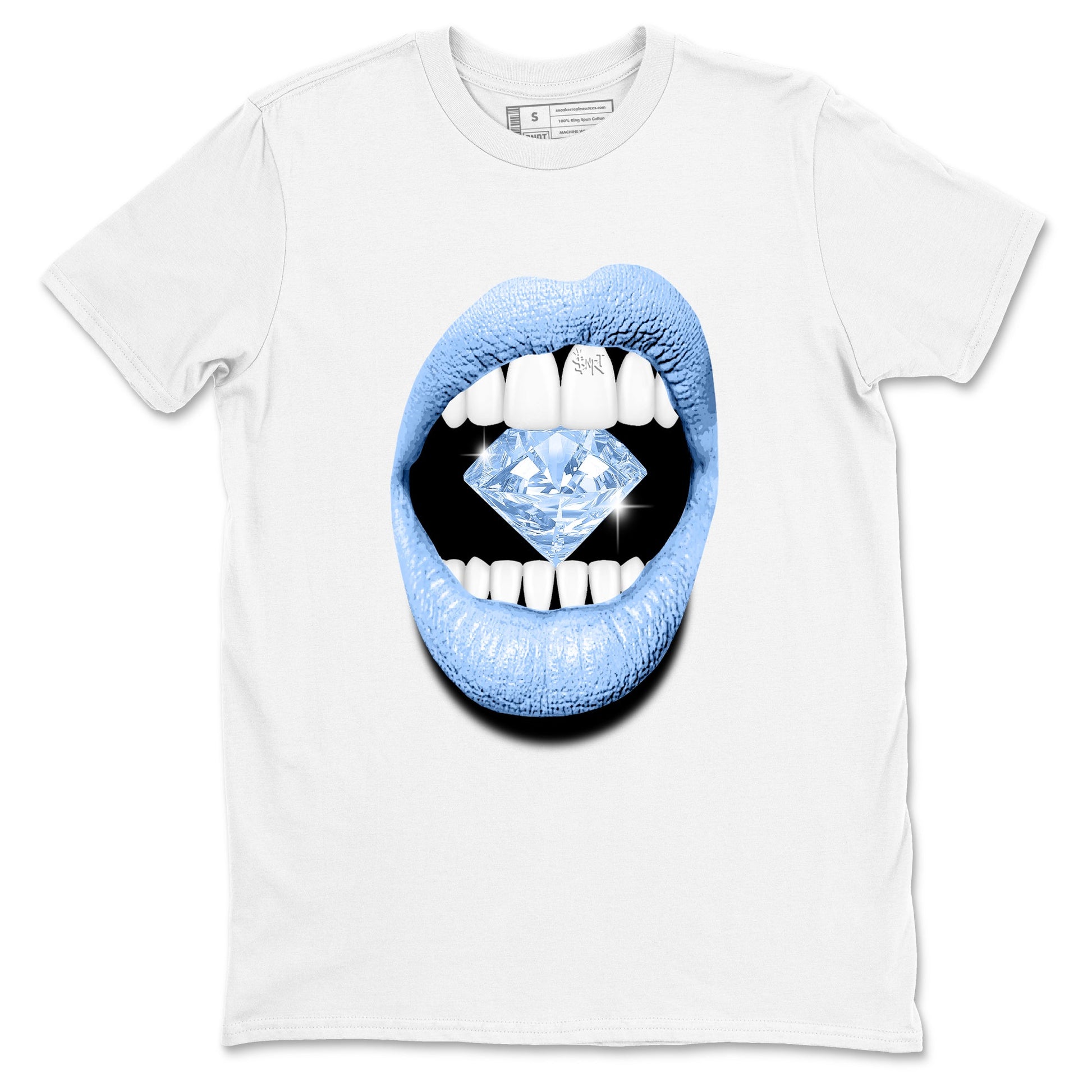 4s Forget Me Not shirts to match jordans Lips Diamond graphic tees Air Jordan 4 Forget Me Not match shoes to clothes SNRT Sneaker Tees unisex cotton White 2 shirts