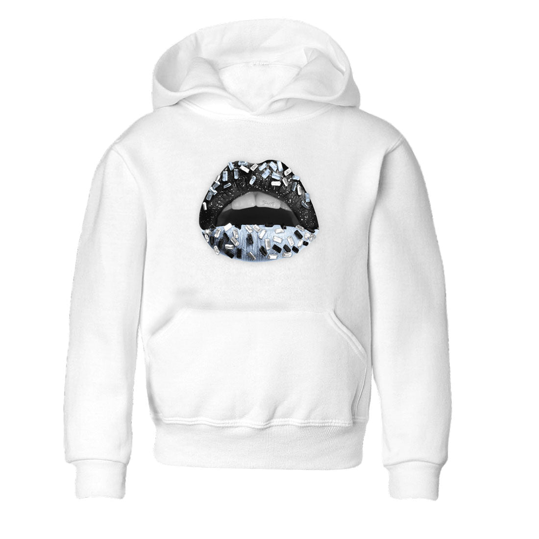 AJ6 White Black shirts to match jordans Lips Jewel sneaker match tees Air Jordan 6 White Black SNRT Sneaker Tees streetwear brand Baby and Youth White 2 cotton tee