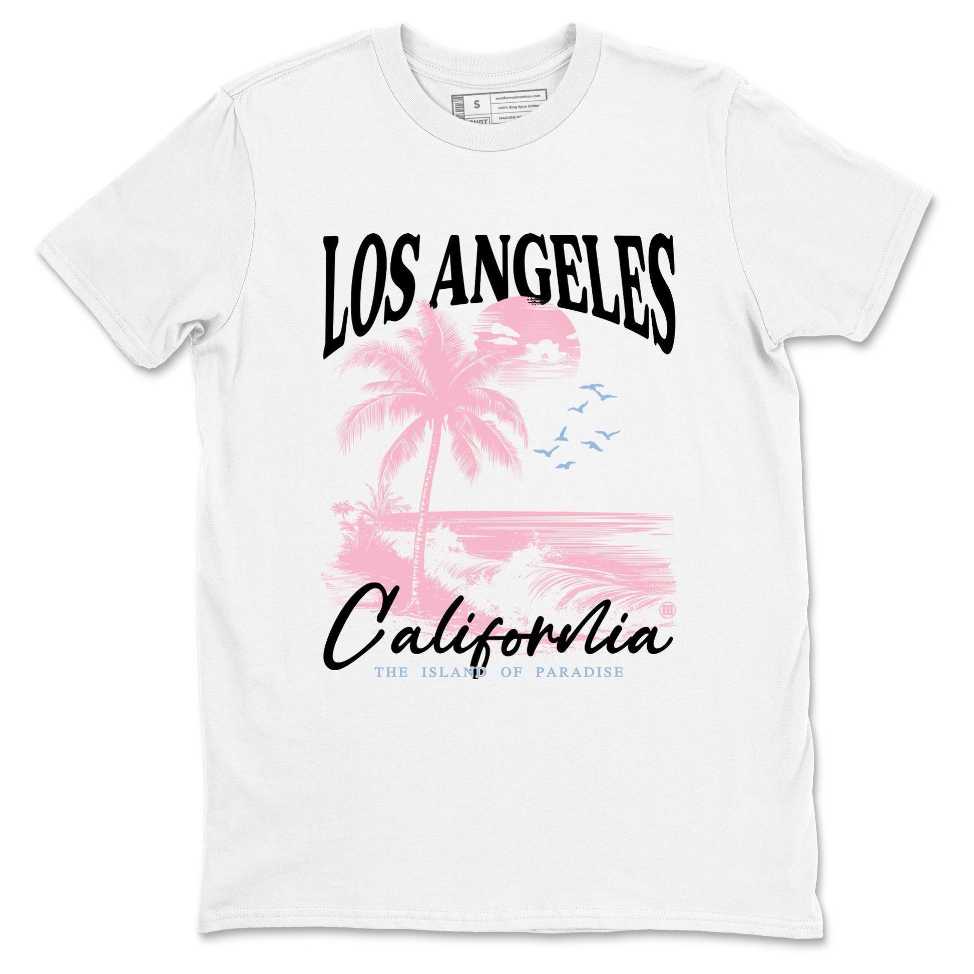 Sneaker match tees – Sneaker Tees To Match Air Jordan 5 35th Anniversary Shoes – Los Angeles California Tee White 2