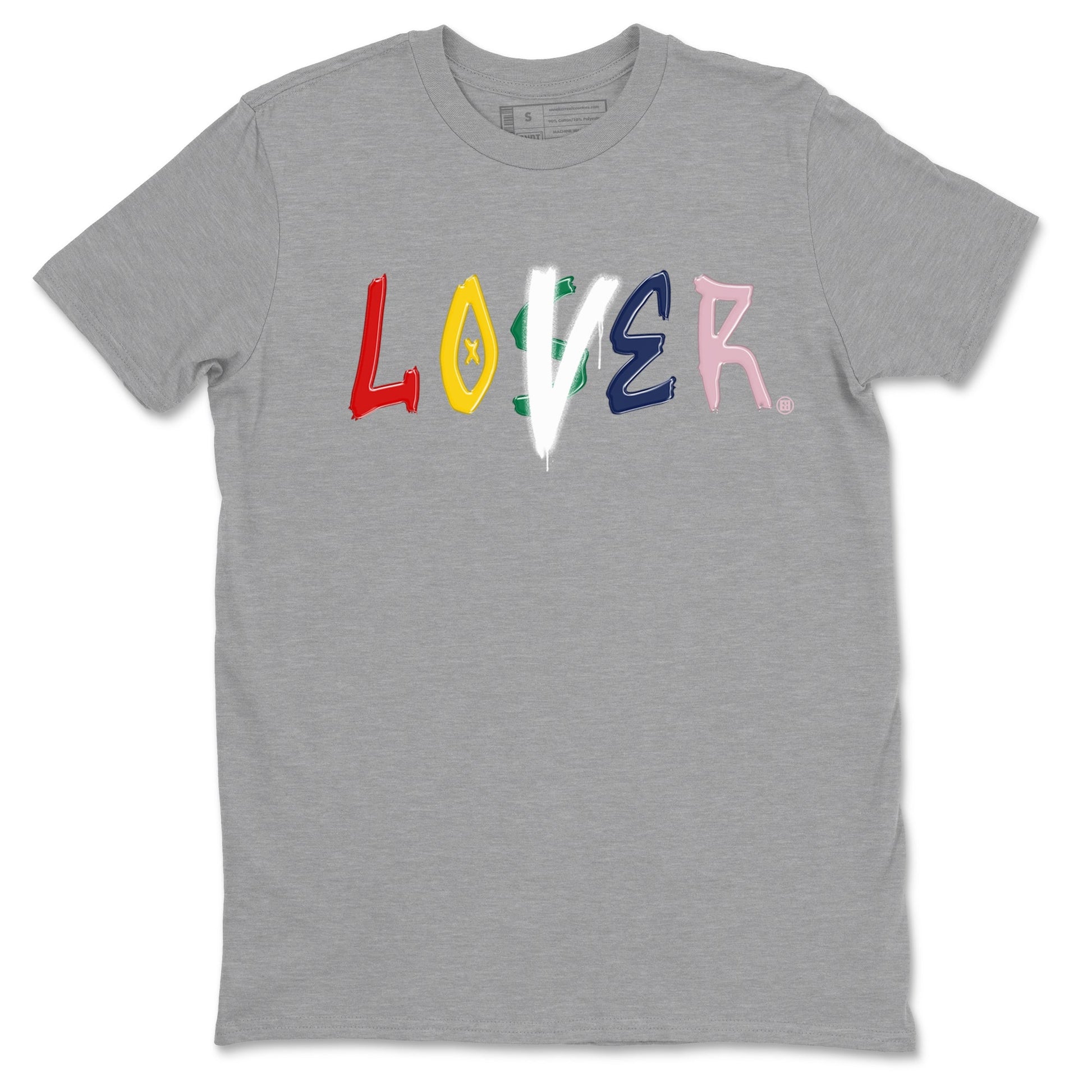 AF 3 Nigo shirtsto match jordans Loser Lover sneaker match tees Air Force 3 Low x Nigo Blue Void and Tour Yellow match shoes to clothes SNRT Sneaker Tees unisex cotton Heather Grey 2 shirts