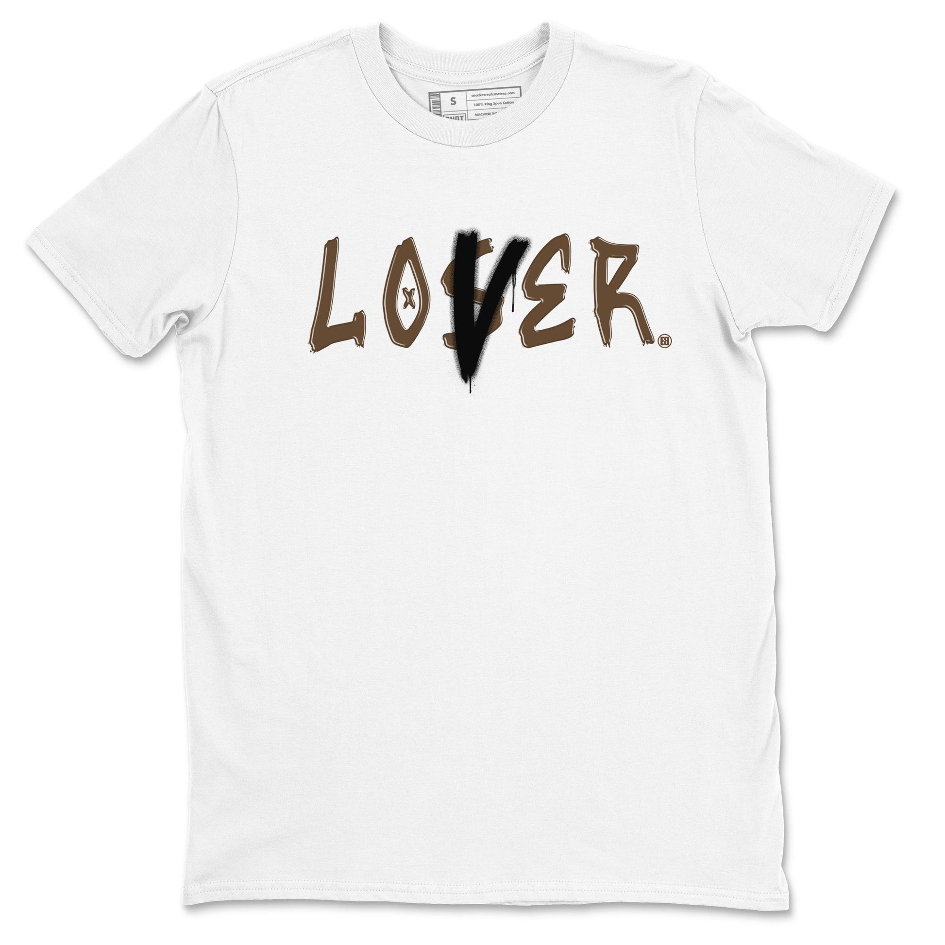 1s Mocha shirts to match jordans Loser Lover sneaker match tees Air Jordan 1 Low Mocha SNRT Sneaker Release Tees unisex cotton White 2 crew neck shirts