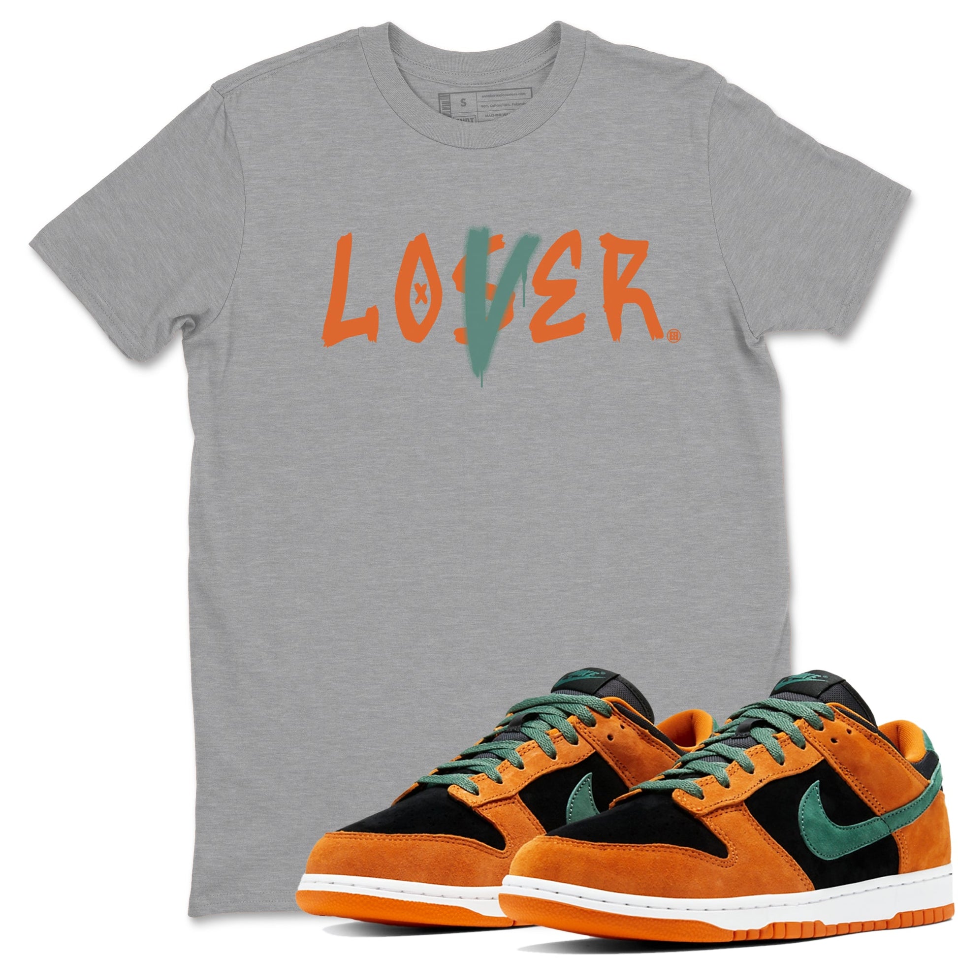 Dunk Low Ceramic shirts to match jordans Loser Lover sneaker match tees Dunk Ceramic match shoes to clothes SNRT Sneaker Tees unisex cotton Heather Grey 1 shirts