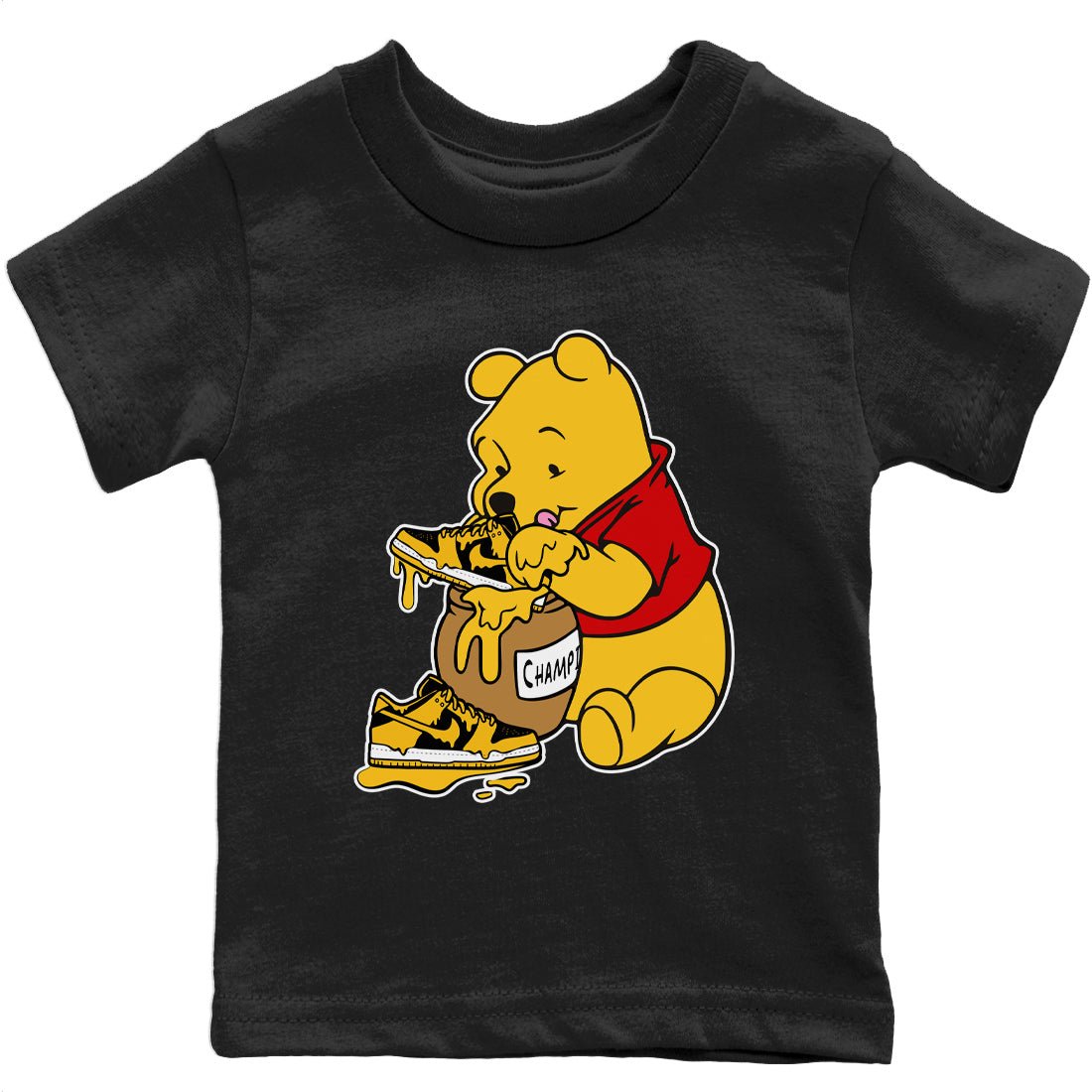 Love Honey Kids Tops - Dunk Championship Goldenrod - SNRT Sneaker Tee
