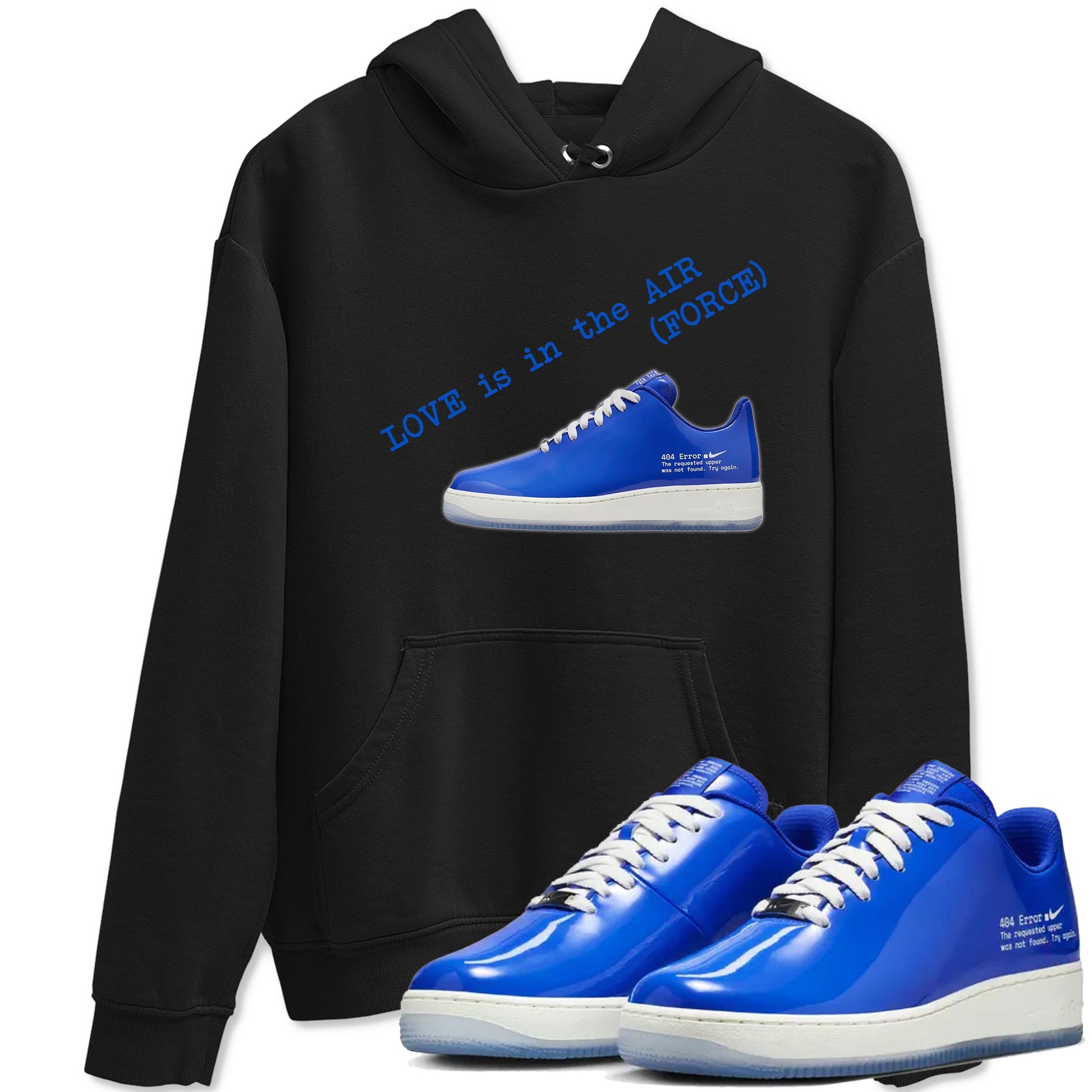 Air Force 1 404 Error shirt to match jordans Love Is In The Air sneaker tees Air Force 1 404 Error SNRT Sneaker Release Tees unisex cotton Black 1 crew neck shirt