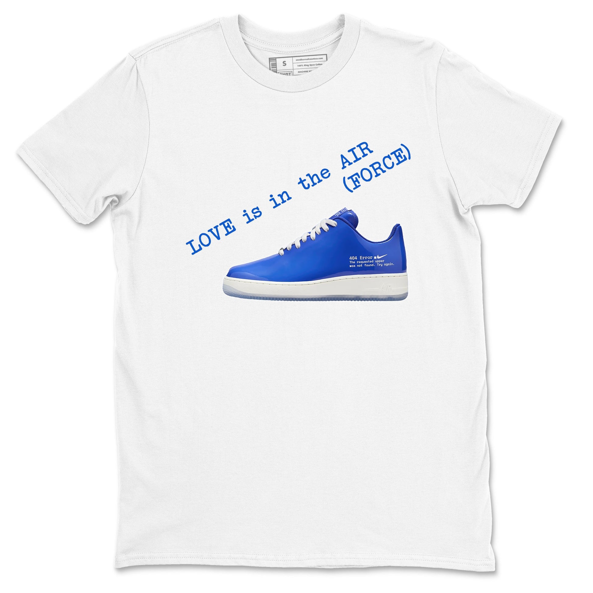 Air Force 1 404 Error shirt to match jordans Love Is In The Air sneaker tees Air Force 1 404 Error SNRT Sneaker Release Tees unisex cotton White 2 crew neck shirt