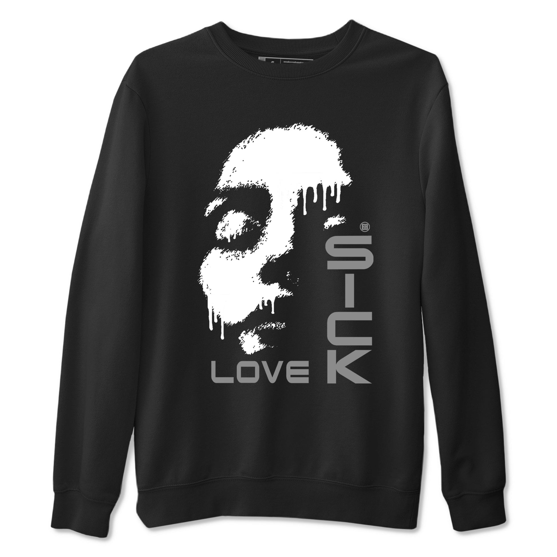 12s Black Wolf Grey shirts to match jordans Love Sick sneaker match tees Air Jordan 12 Barons match shoes to clothes SNRT Sneaker Tees unisex cotton Black 2 shirts