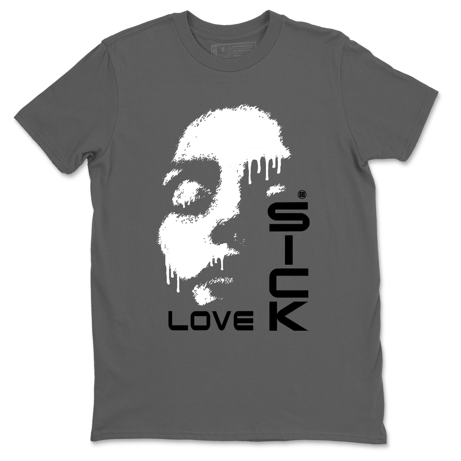 12s Black Wolf Grey shirts to match jordans Love Sick sneaker match tees Air Jordan 12 Barons match shoes to clothes SNRT Sneaker Tees unisex cotton Cool Grey 2 shirts