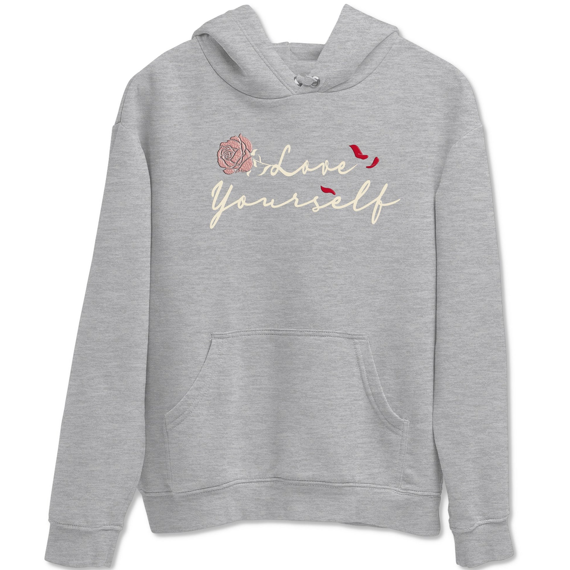 Air Jordan 3 Valentine's Day shirts to match jordans Love Yourself graphic tee Valentines Day best t-shirts to wear with jordans SNRT Sneaker Tees unisex cotton Heather Grey 2 shirts