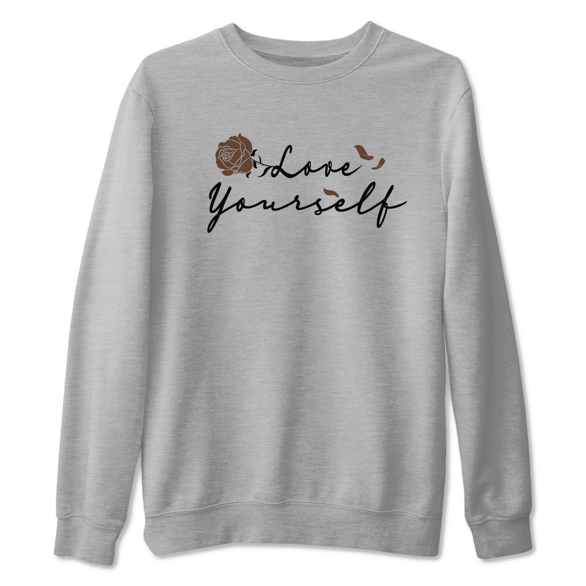 Yeezy Slide Flax shirts to match jordans Love Yourself sneaker match tees Yeezy Slide Flax SNRT Sneaker Tees streetwear brand Heather Grey 2 unisex cotton tee