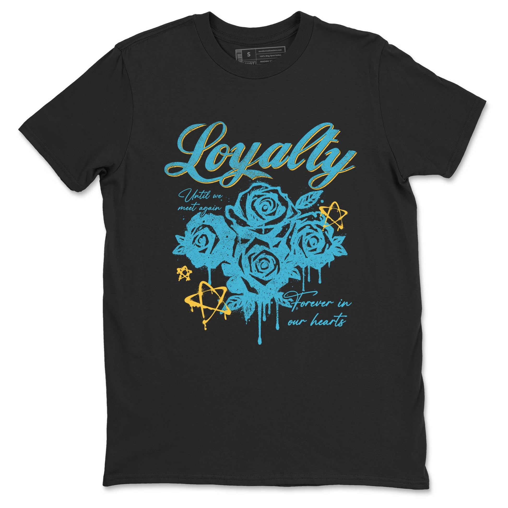 Sneaker Threads – Sneaker Tees To Match Air Jordan 11 Retro Gamma – Loyalty Graphic Tee Black 2. Perfect for Jordan releases 2025 colorways.