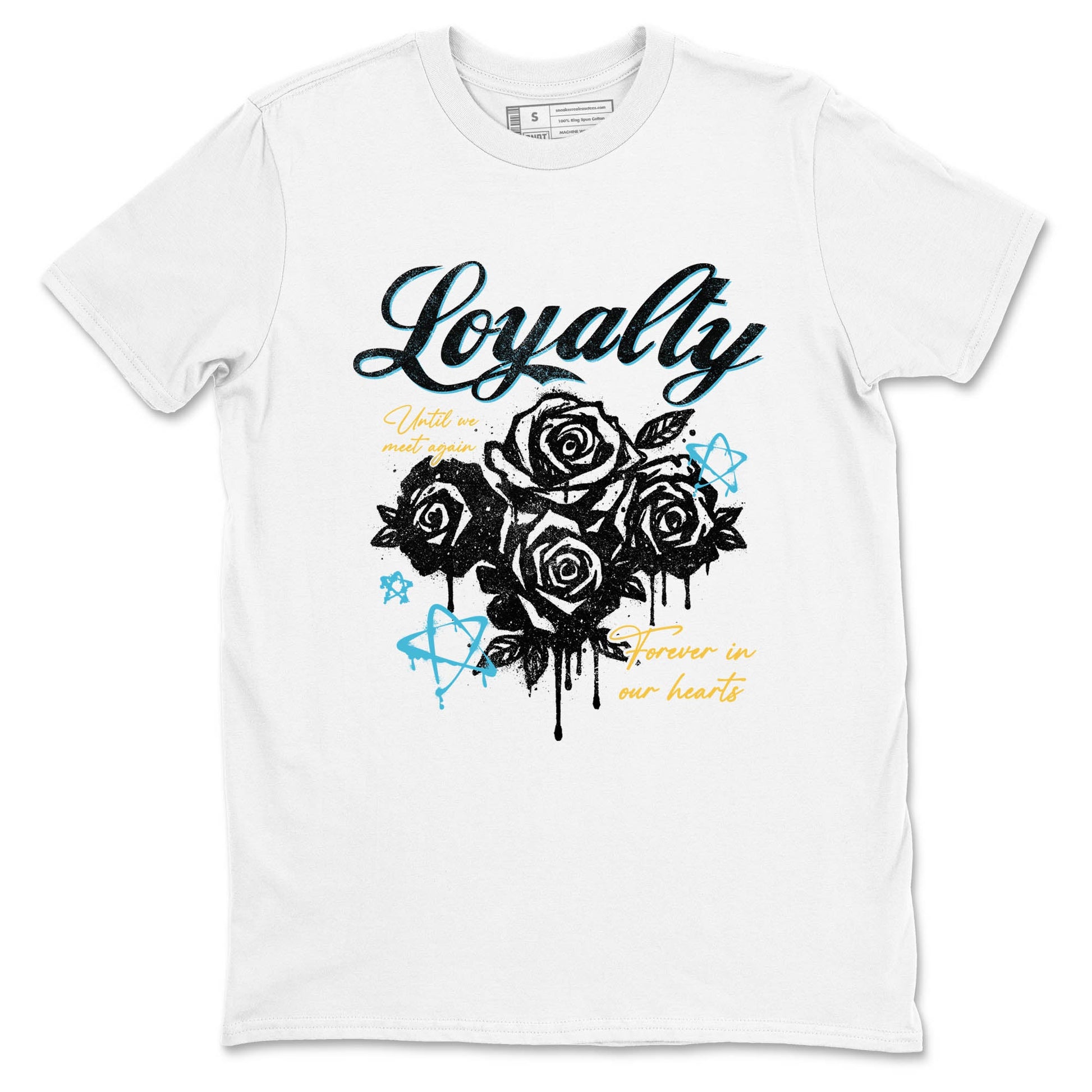 Sneaker Threads – Sneaker Tees To Match Air Jordan 11 Retro Gamma – Loyalty Graphic Tee White 2. Perfect for Jordan releases 2025 colorways.