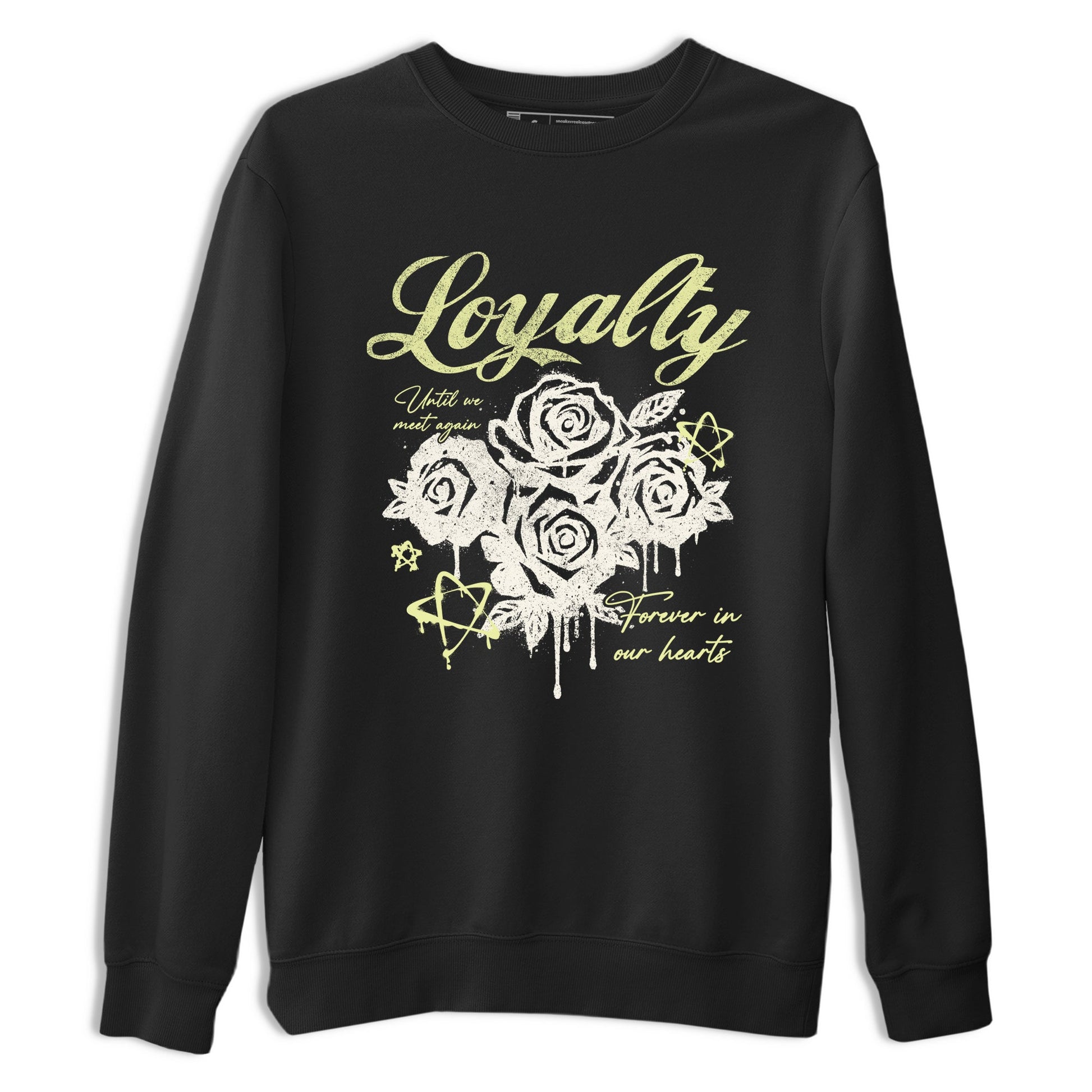 Sneaker match tees – Sneaker Tees To Match Air Jordan 5 Luminous Green Shoes – Loyalty Tee Black 2