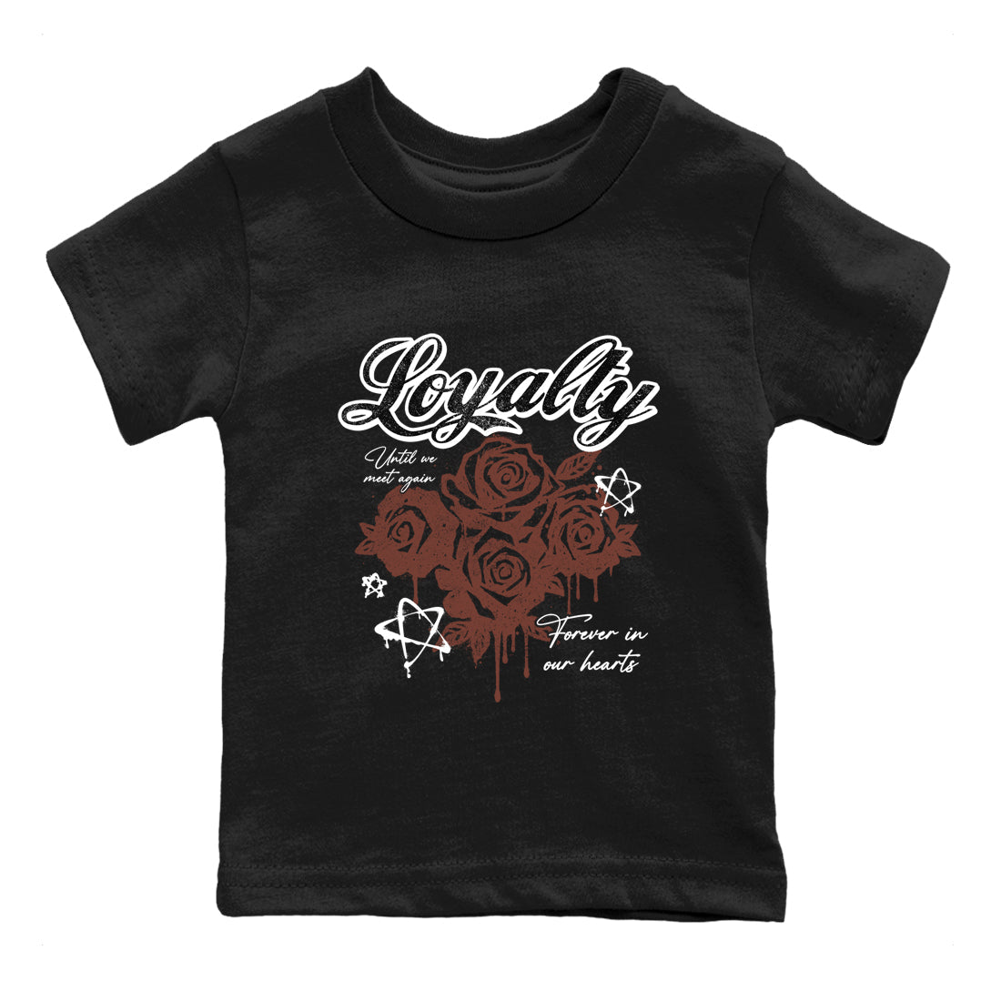Sneaker match tees – Sneaker Tees To Match Dunk Low Football Shoes – Loyalty Kids T-Shirt Black 2