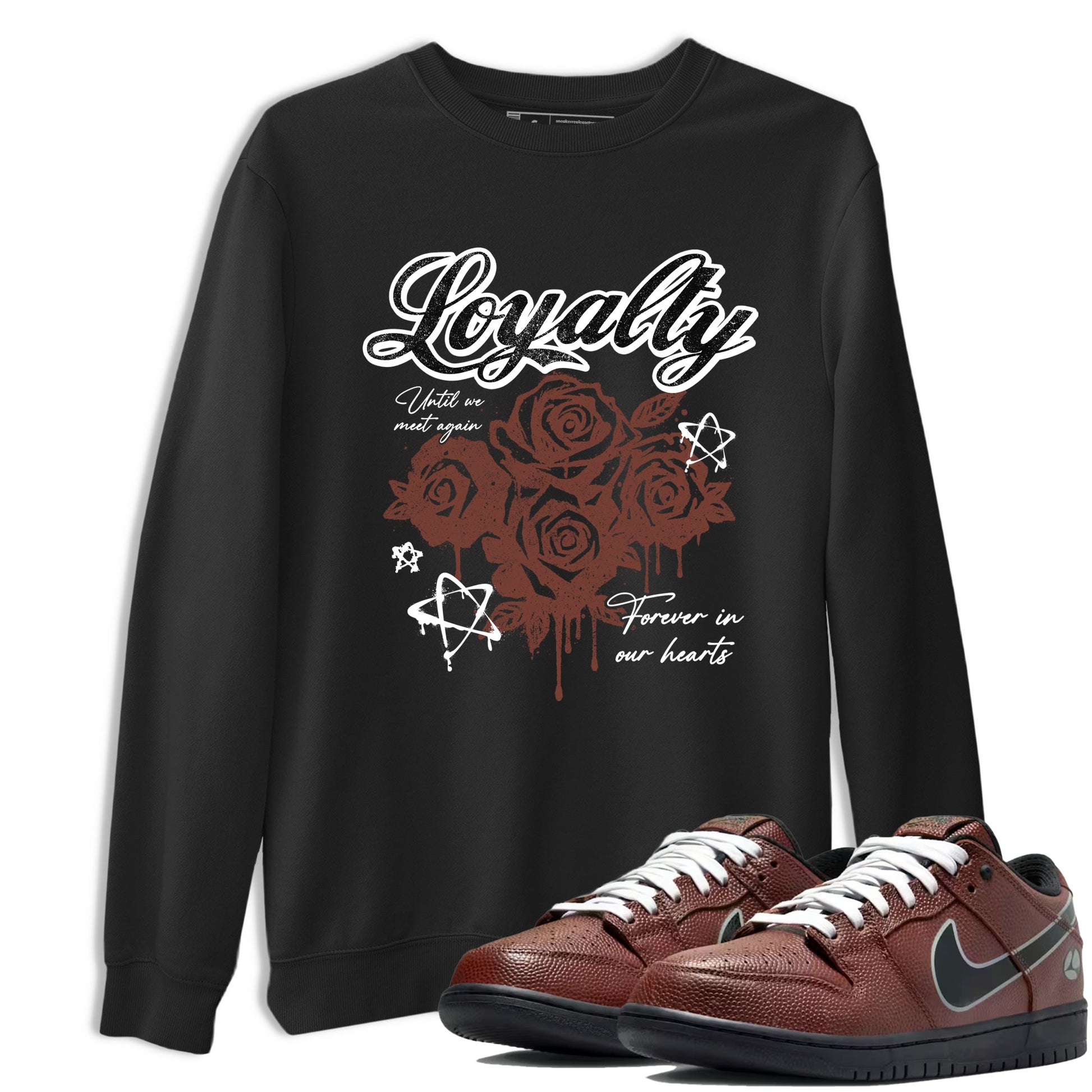 Sneaker match tees – Sneaker Tees To Match Dunk Low Football Shoes – Loyalty Tee Black 1