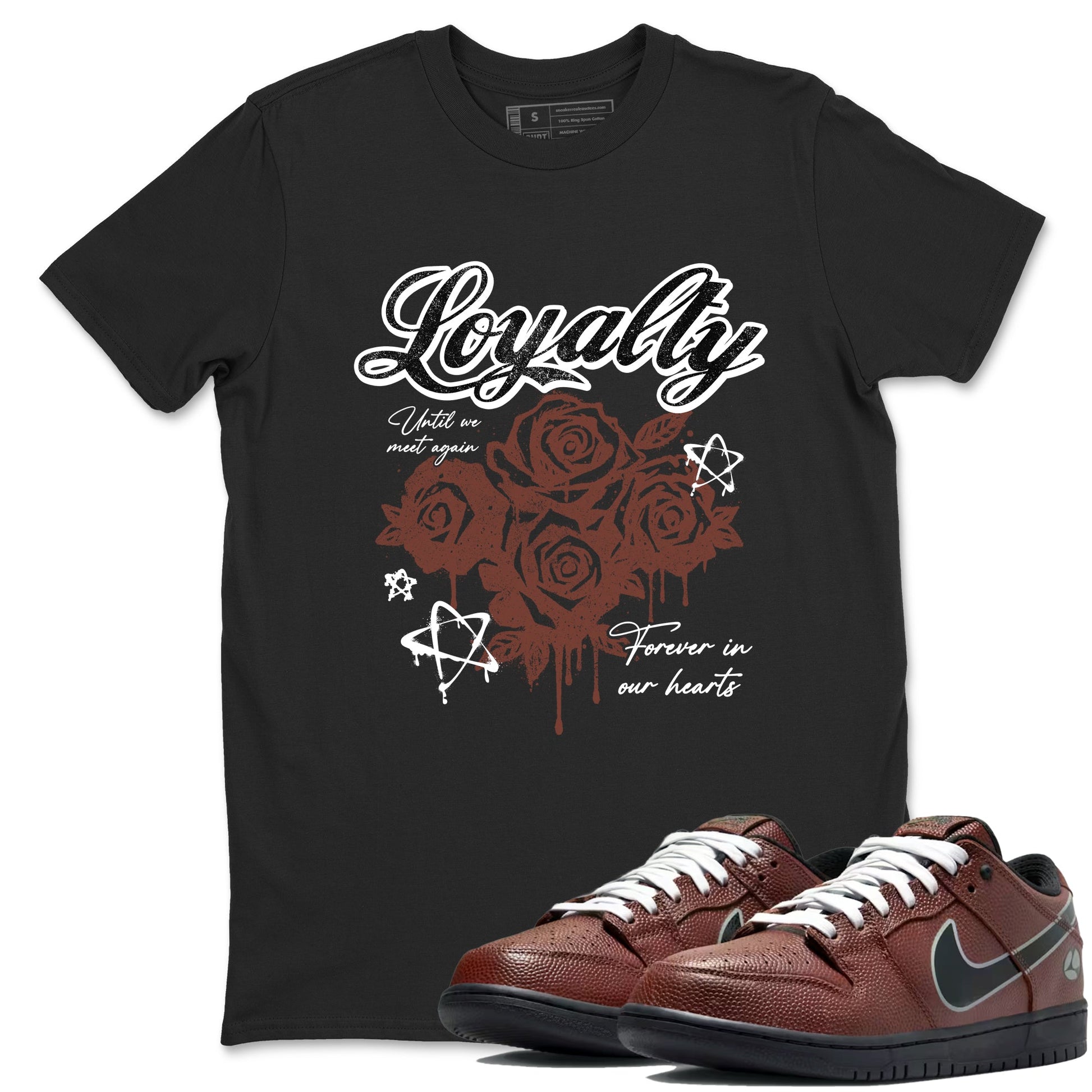Sneaker match tees – Sneaker Tees To Match Dunk Low Football Shoes – Loyalty Tee Black 1