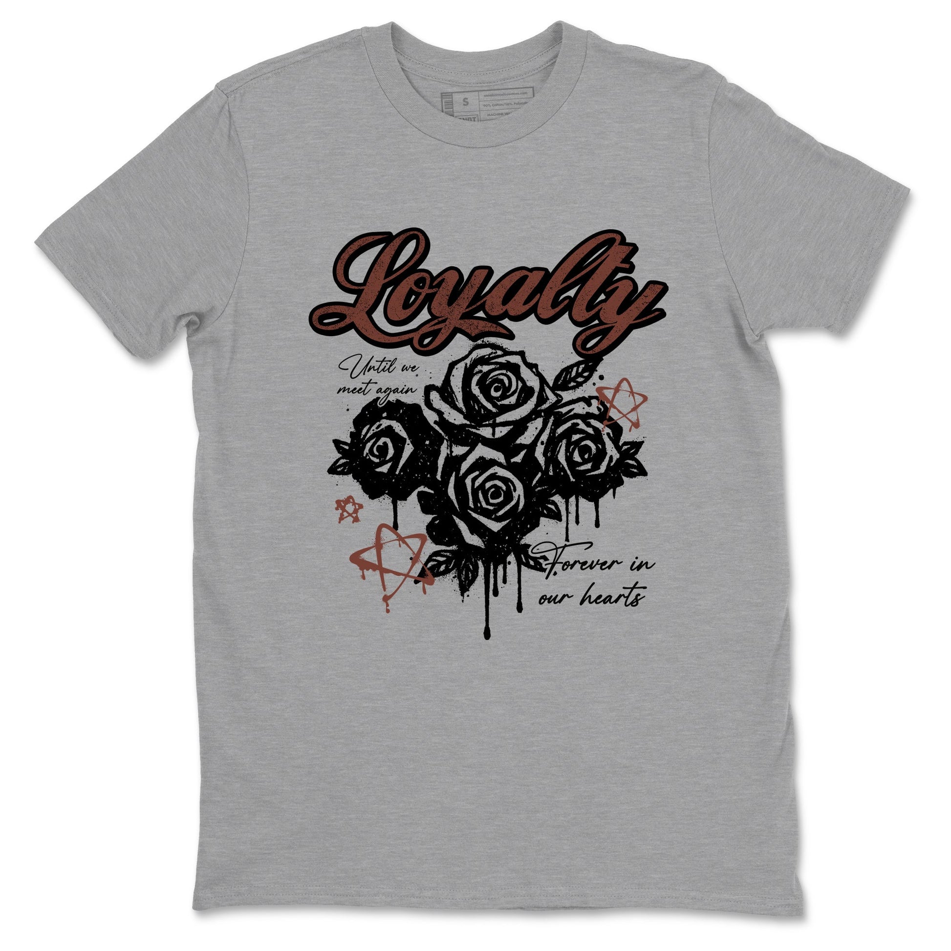 Sneaker match tees – Sneaker Tees To Match Dunk Low Football Shoes – Loyalty Tee Heather Grey 2