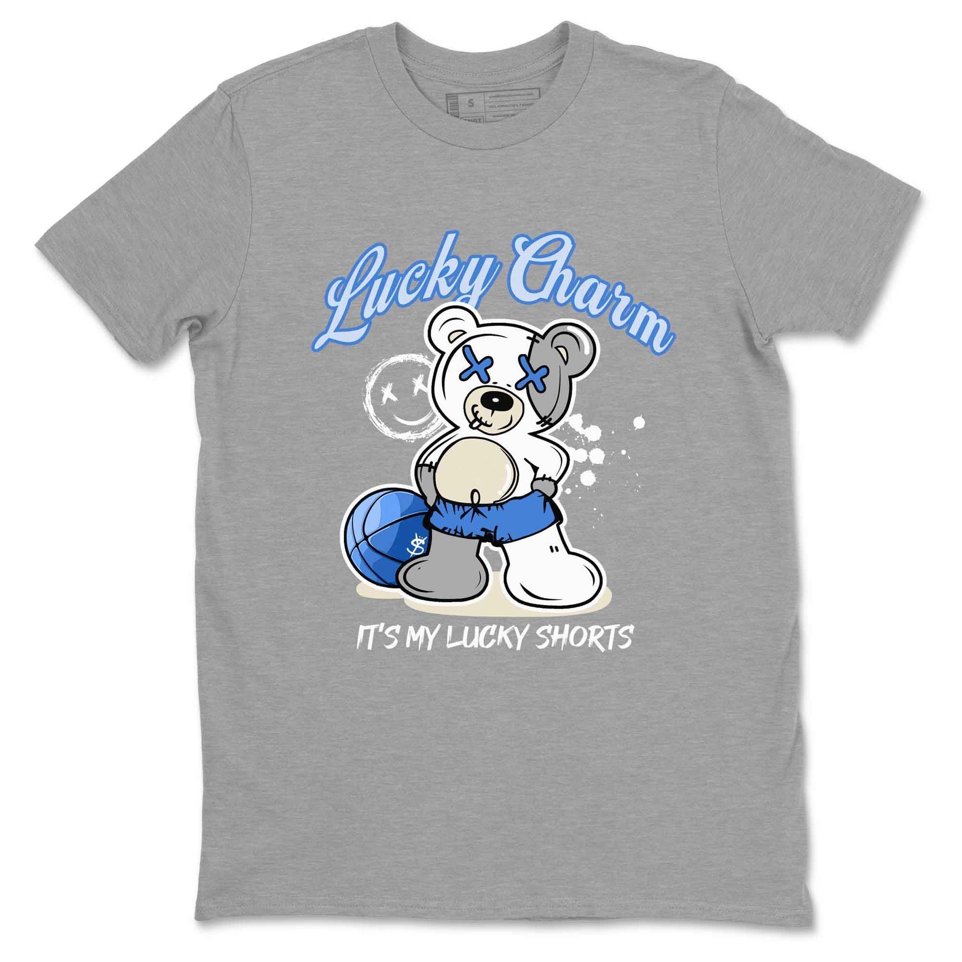 3s Lucky Shorts shirts to match jordans Lucky Charm best t shirts to wear with jordans Air Jordan 3 Lucky Shorts match shoes to clothes SNRT Sneaker Tees unisex cotton Heather Grey 2 shirts