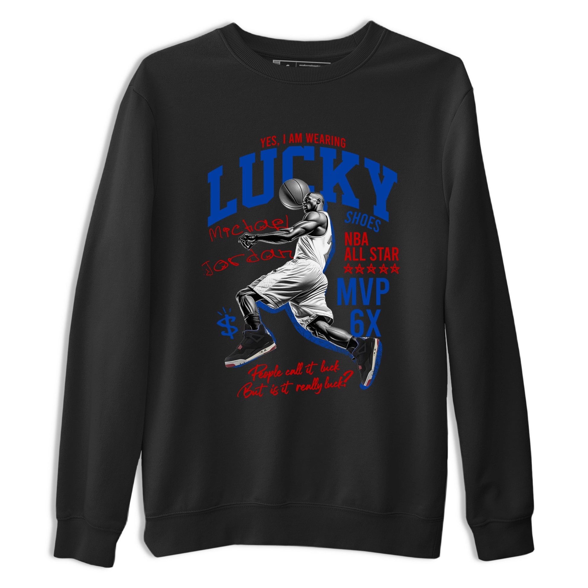 Sneaker match tees – Sneaker Tees To Match Jordan 4 Retro Rare Air Shoes – Lucky Player Tee Black 2