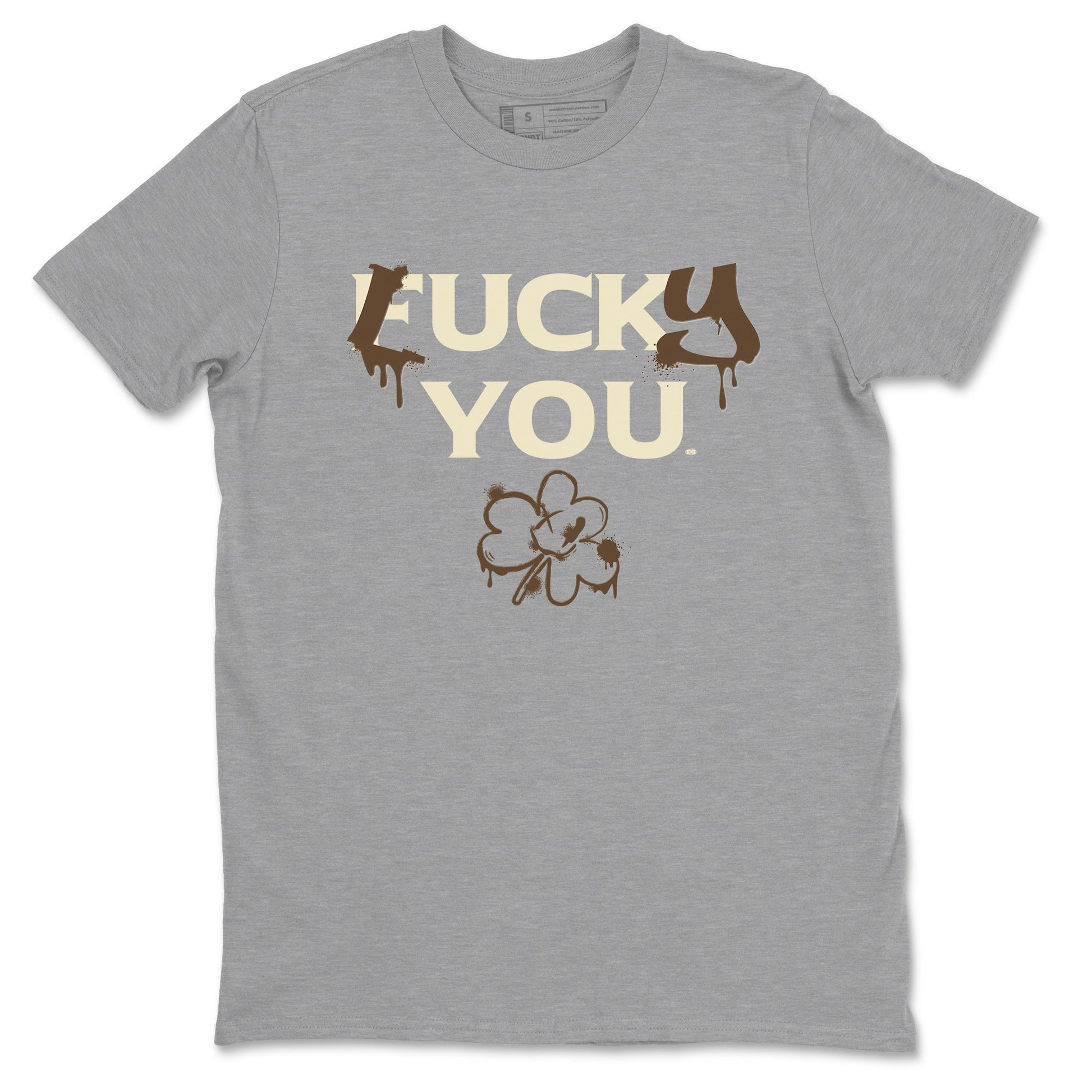 1s Mocha shirts to match jordans Lucky You sneaker match tees Air Jordan 1 Mocha match shoes to clothes SNRT Sneaker Tees unisex cotton Heather Grey 2 shirts