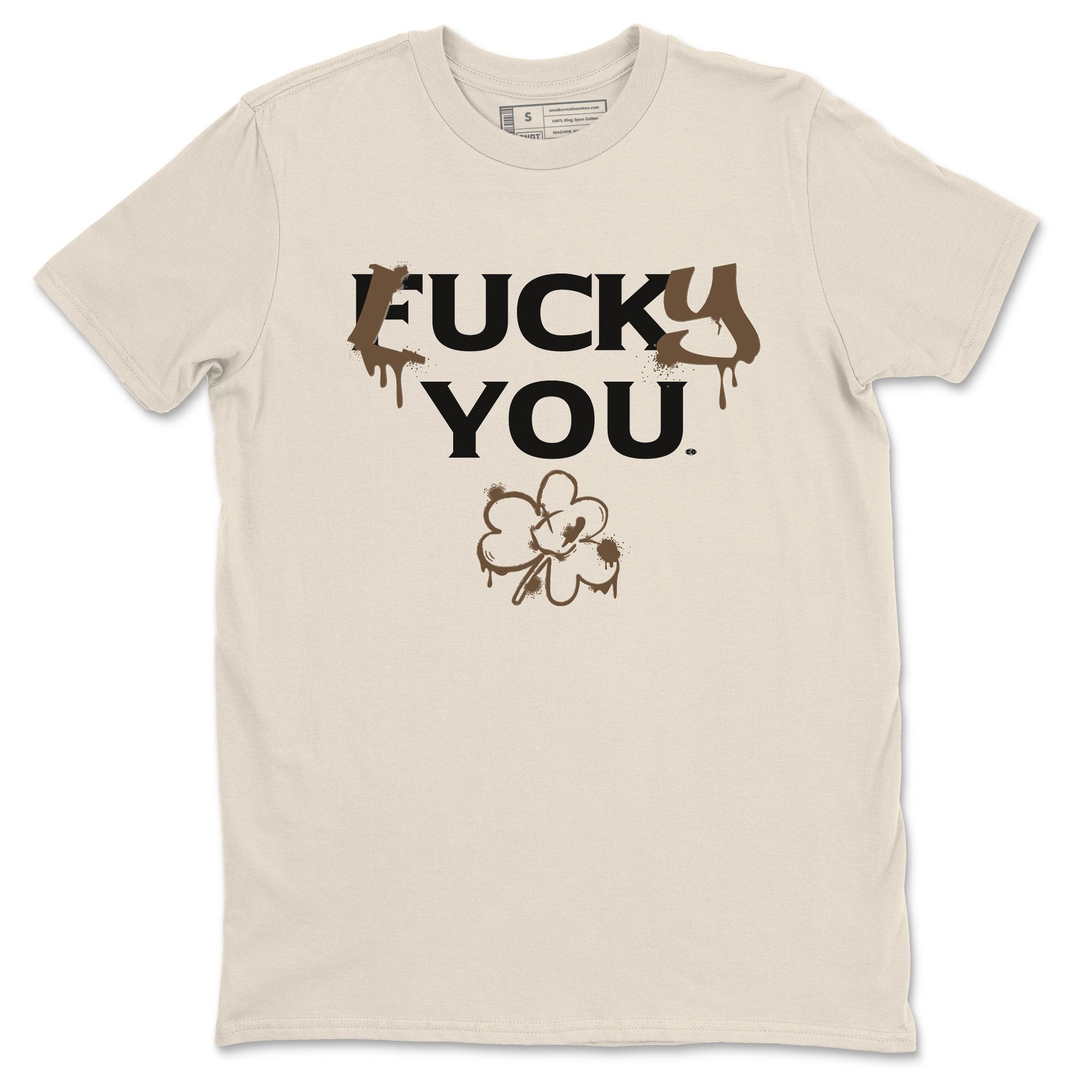 1s Mocha shirts to match jordans Lucky You sneaker match tees Air Jordan 1 Mocha match shoes to clothes SNRT Sneaker Tees unisex cotton Natural 2 shirts