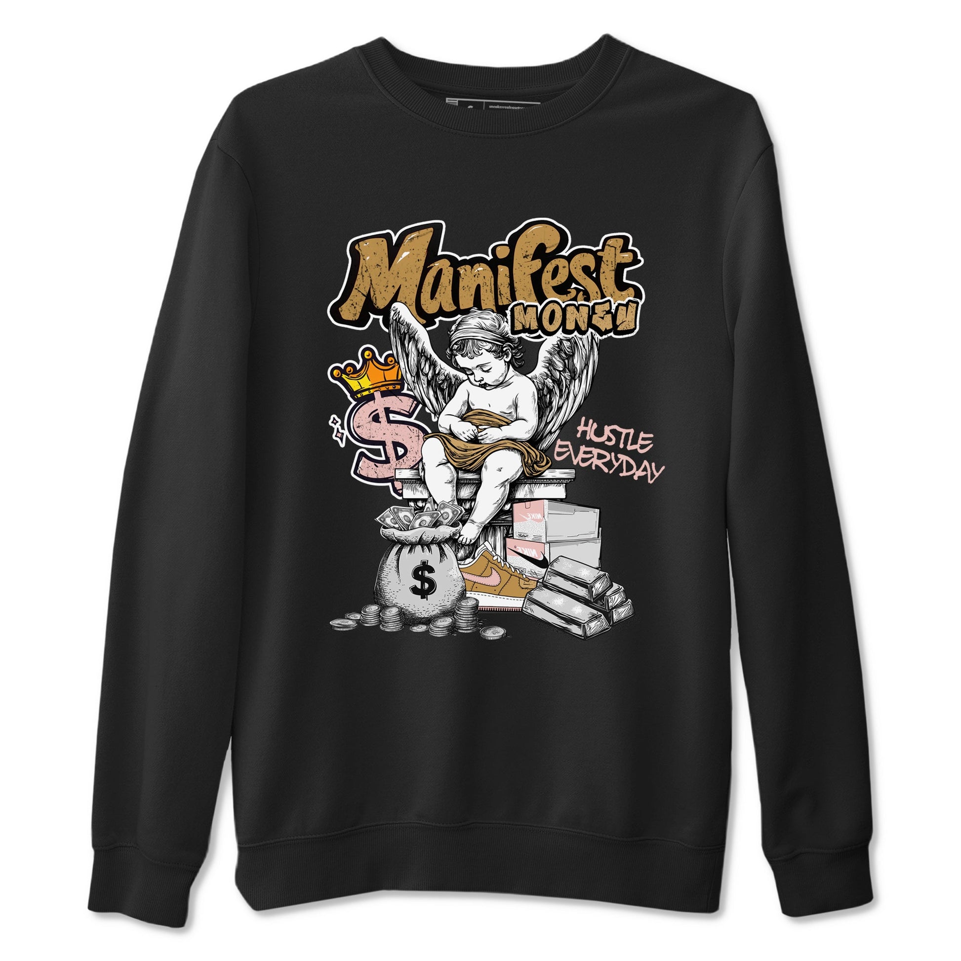 AF1 Linen shirts to match jordans Manifest Money sneaker match tees Air Force 1 Linen match shoes to clothes SNRT Sneaker Tees unisex cotton Black 2 shirts