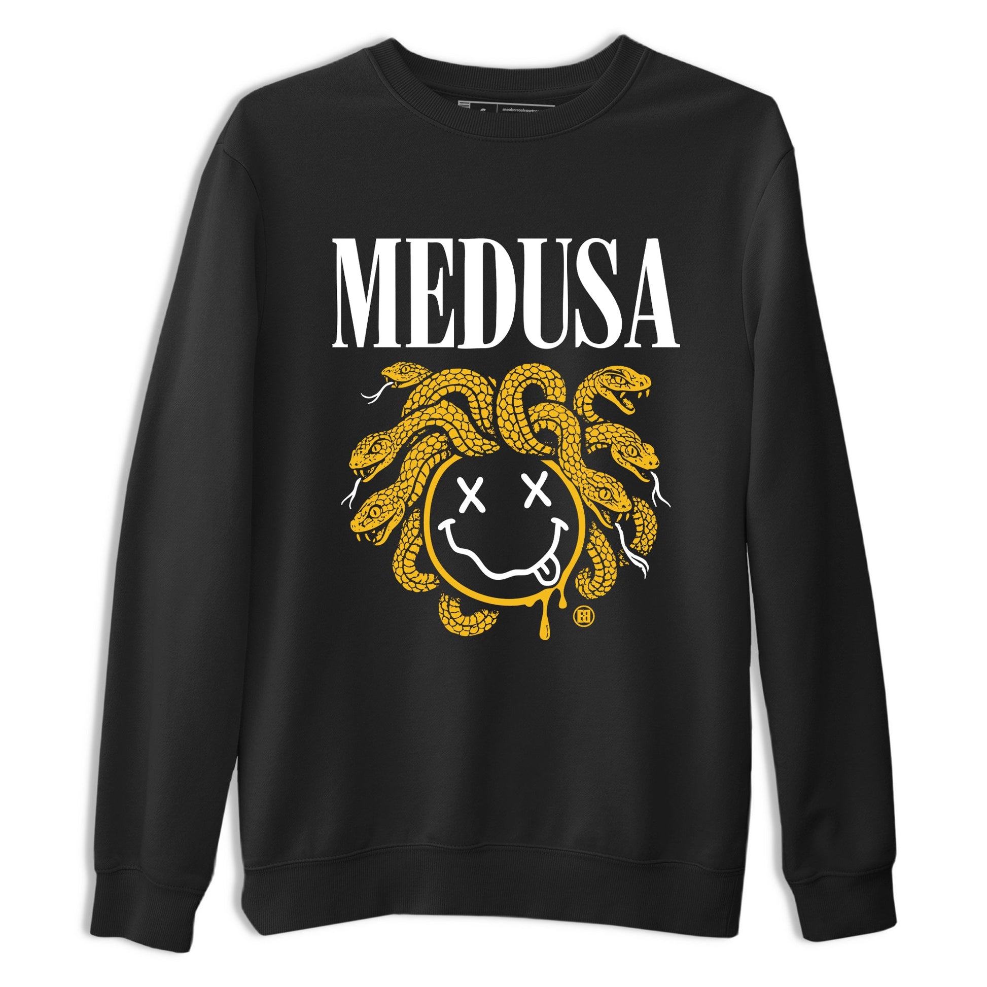 5s Tokyo Sneaker match tees – Sneaker Tees To Match Air Jordan 5 Tokyo Shoes – Medusa Drip Tee Black 2