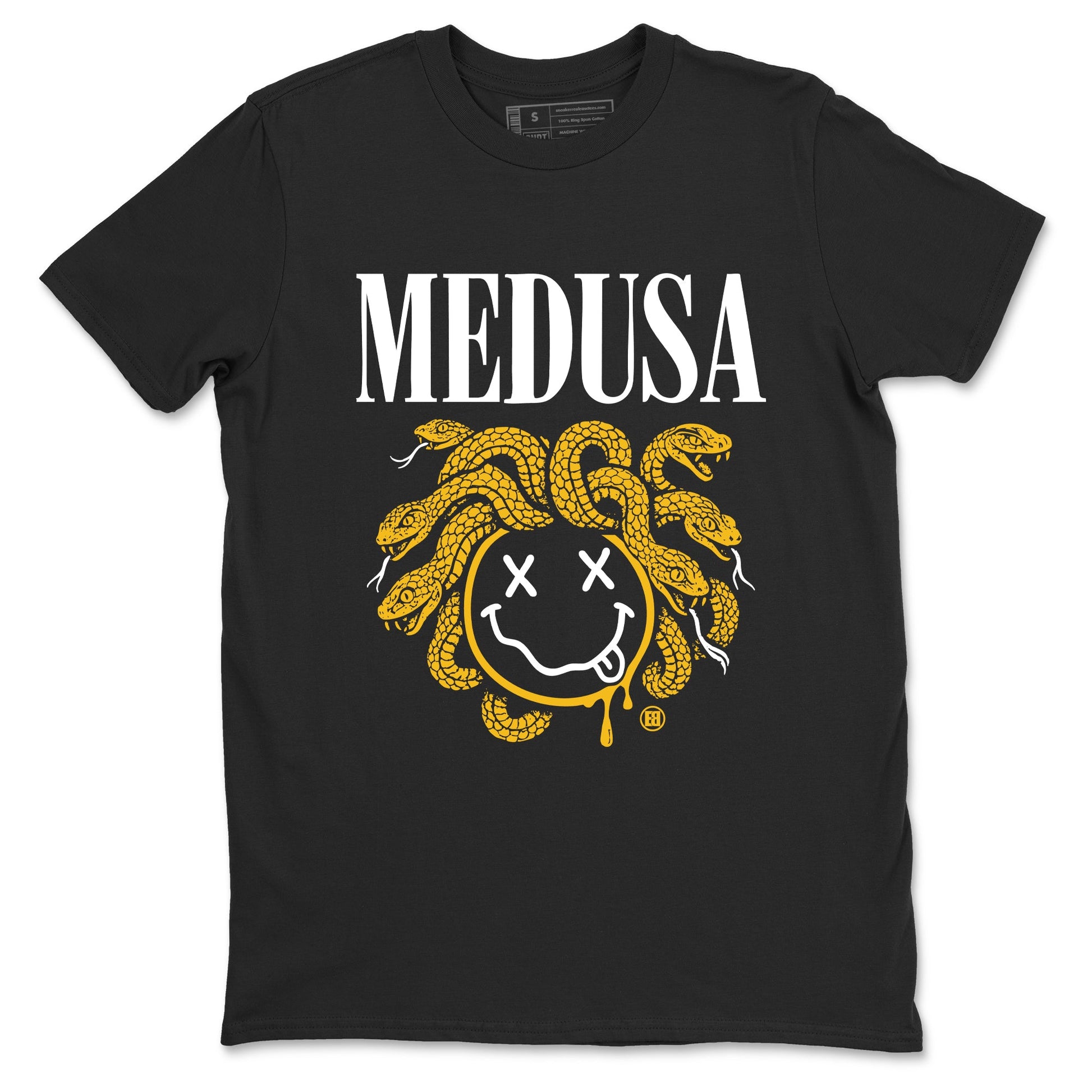 5s Tokyo Sneaker match tees – Sneaker Tees To Match Air Jordan 5 Tokyo Shoes – Medusa Drip Tee Black 2