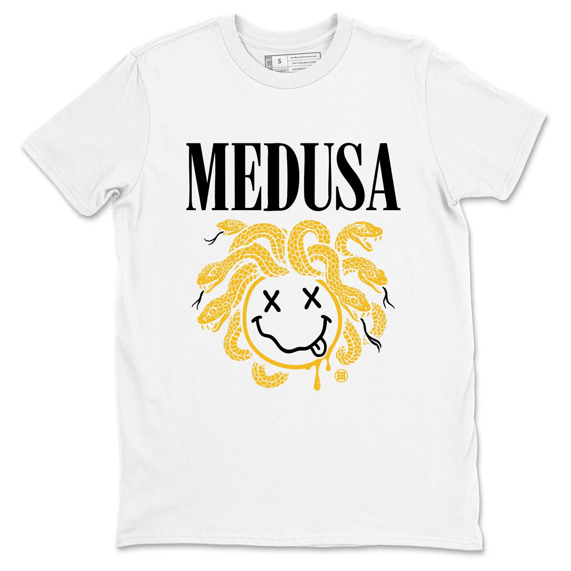 5s Tokyo Sneaker match tees – Sneaker Tees To Match Air Jordan 5 Tokyo Shoes – Medusa Drip Tee White 2
