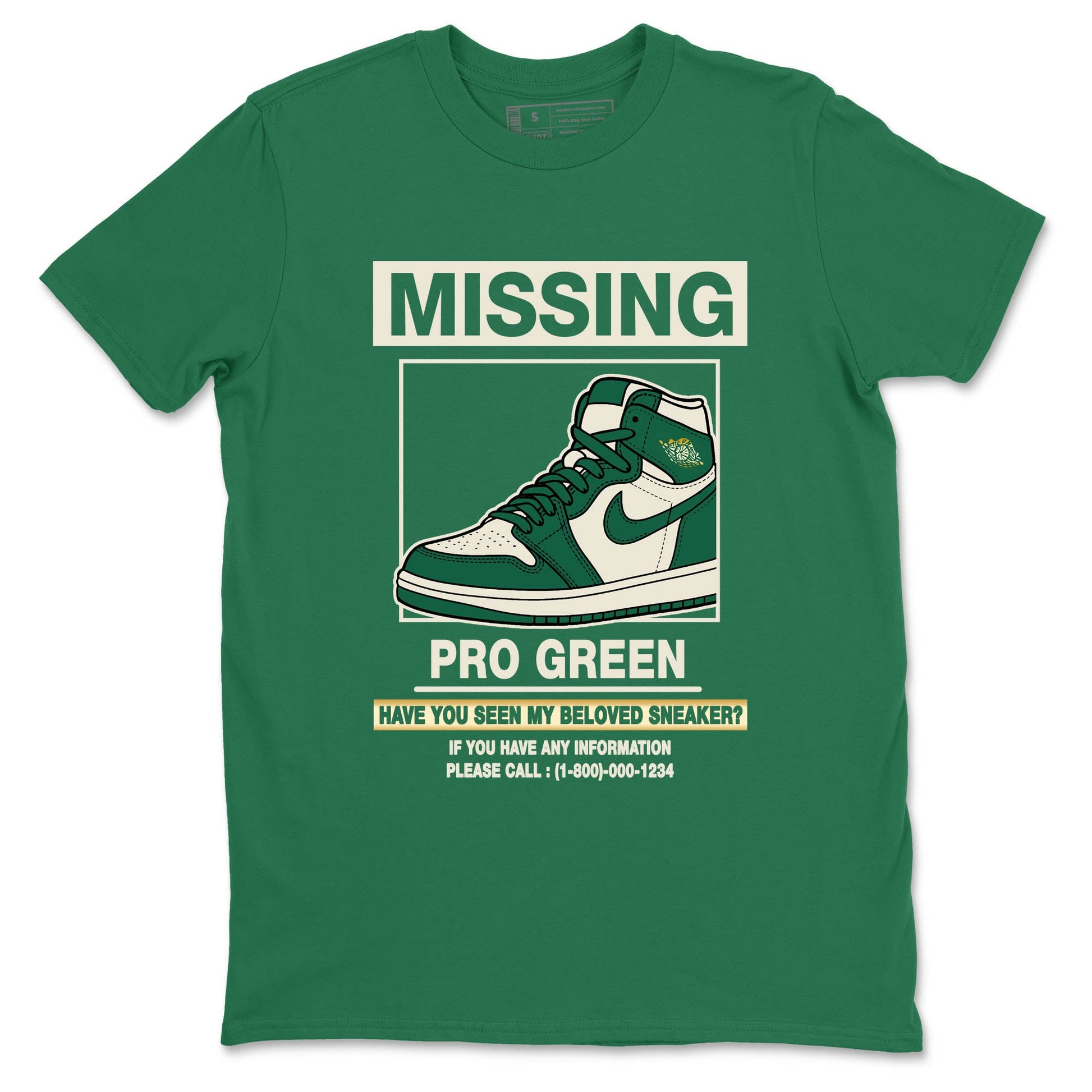 Sneaker Threads – Sneaker Tees To Match Air Jordan 1 Pro Green – Missing Sneaker Graphic Tee Kelly Green 2. Perfect for Jordan releases 2025 colorways.