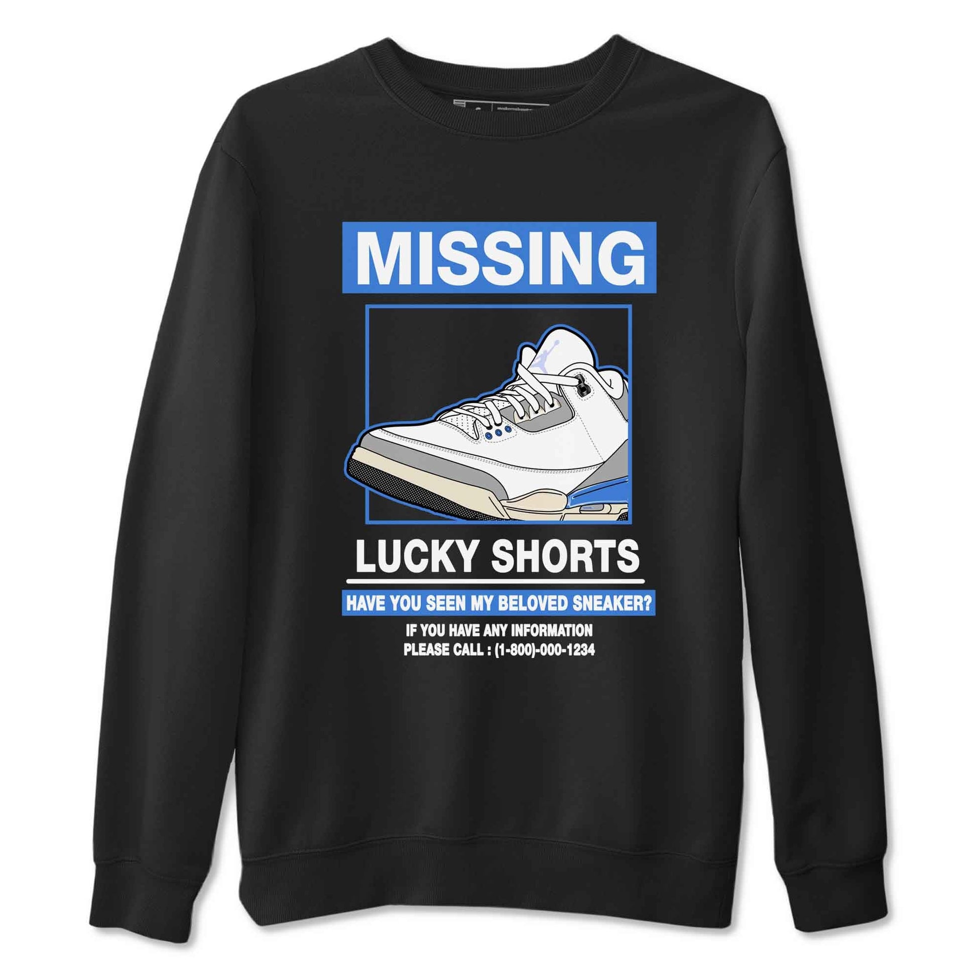3s Lucky Shorts shirts to match jordans Missing Sneaker best t shirts to wear with jordans Air Jordan 3 Lucky Shorts match shoes to clothes SNRT Sneaker Tees unisex cotton Black 2 shirts