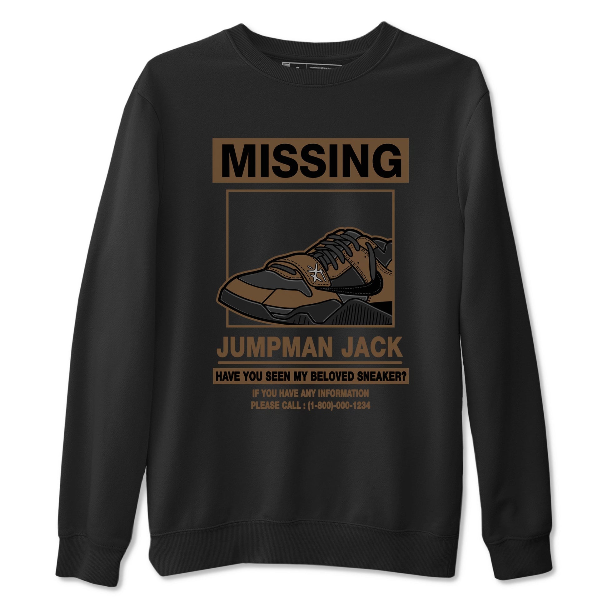 Jordan Jumpman Jack TR Travis Scott Dark Mocha shirts to match jordans Missing Sneaker sneaker match tees Jordan Jumpman Jack Travis Scott Dark Mocha match shoes to clothes SNRT Sneaker Tees unisex cotton Black 2 shirts
