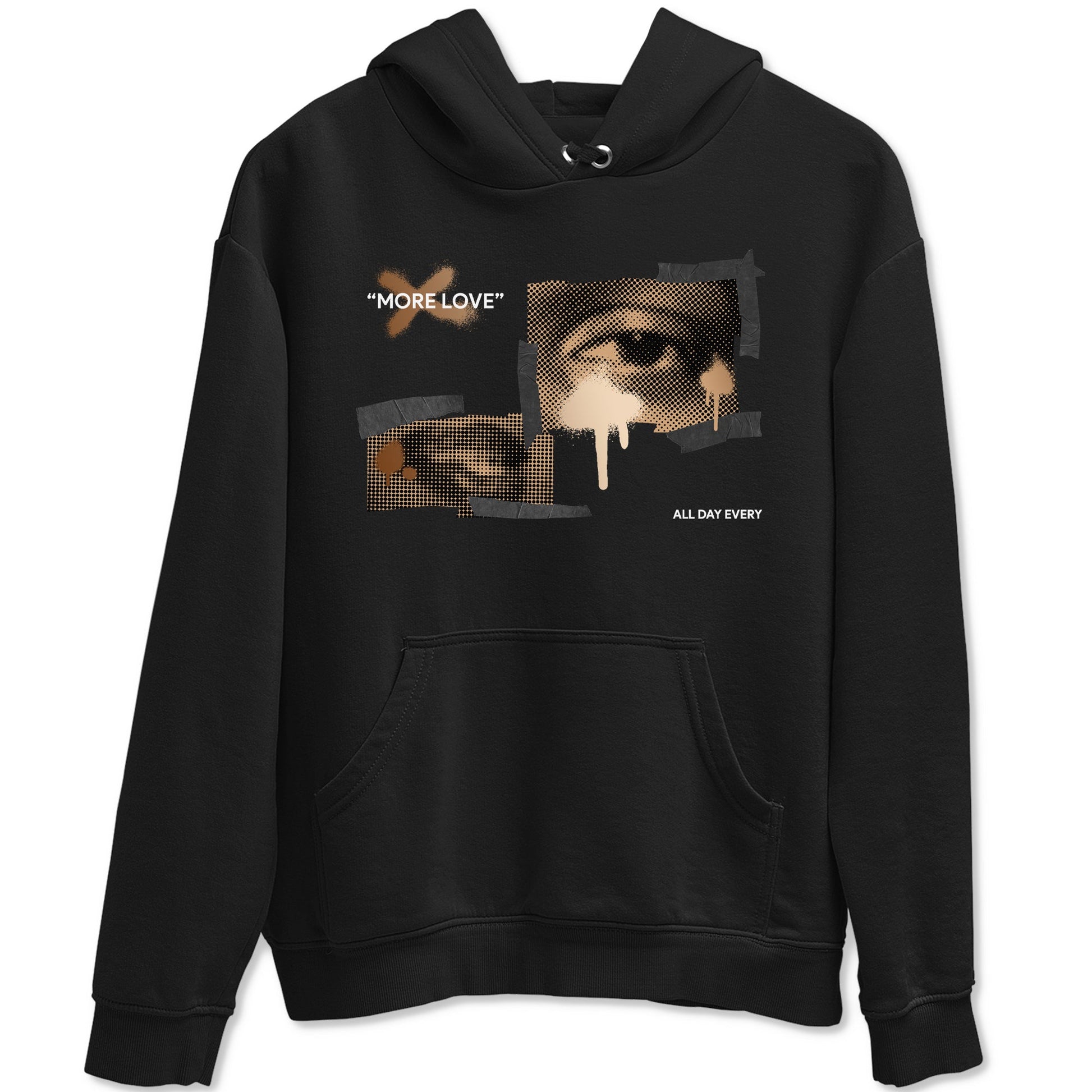 Foams One Metallic Copper shirts to match jordans More Love sneaker match tees Air Foamposite One Metallic Copper match shoes to clothes SNRT Sneaker Tees unisex cotton Black 2 shirts