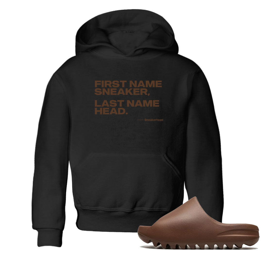 Yeezy Slide Flax shirts to match jordans My Name Is Sneakerhead sneaker match tees Yeezy Slide Flax SNRT Sneaker Tees streetwear brand Baby and Youth Black 1 cotton tee
