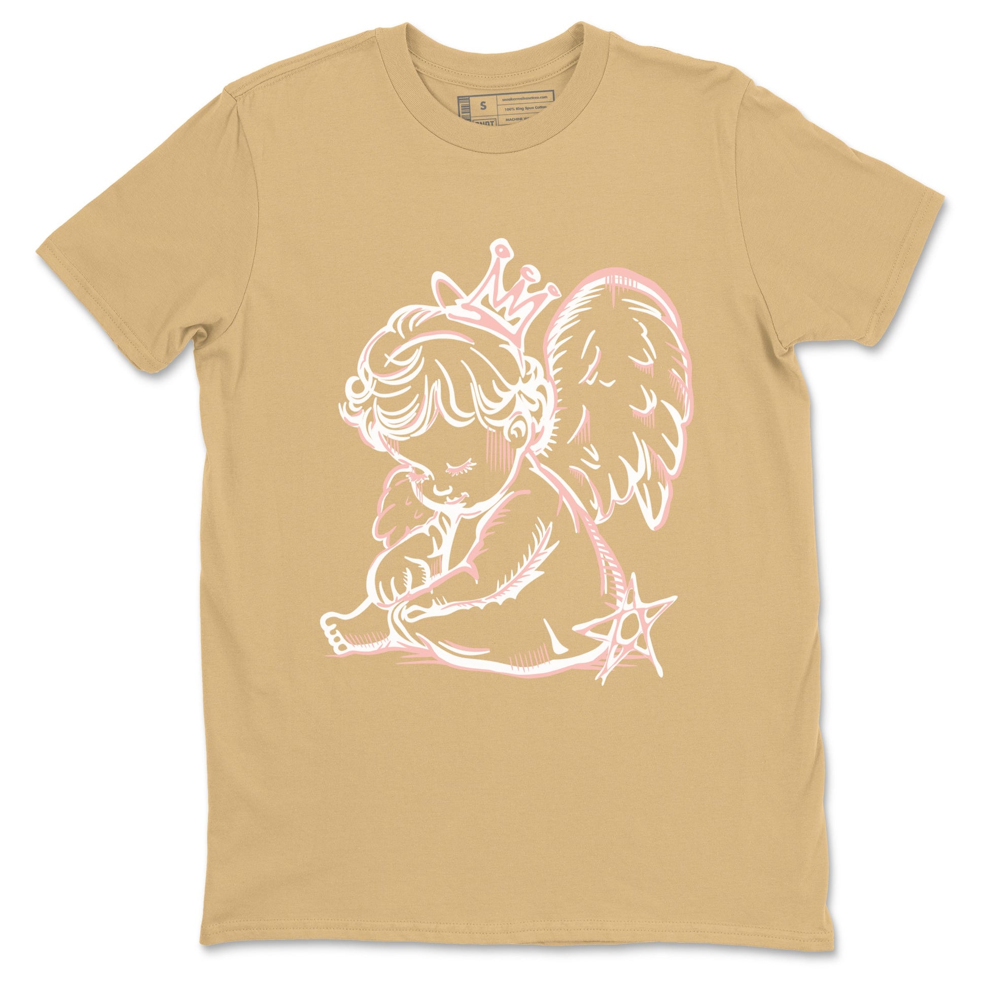 AF1 Linen shirts to match jordans Neon Angel sneaker match tees Air Force 1 Linen match shoes to clothes SNRT Sneaker Tees unisex cotton Old Gold 2 shirts