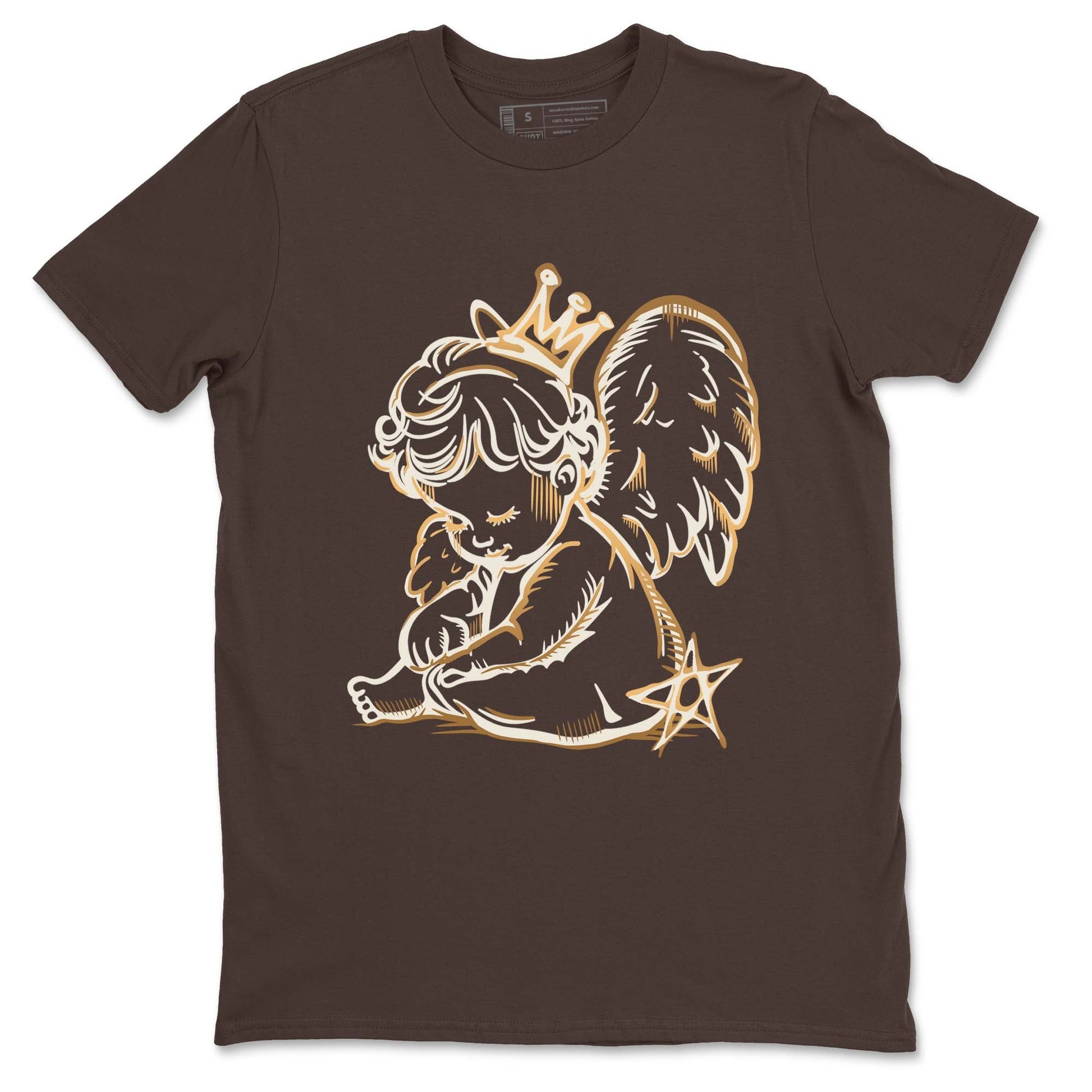 5s Golden Ticket shirts to match jordans Neon Angel shirts to match jordans Air Jordan 5 Golden Ticket match shoes to clothes SNRT Sneaker Tees unisex cotton Dark Chocolate 2 shirts