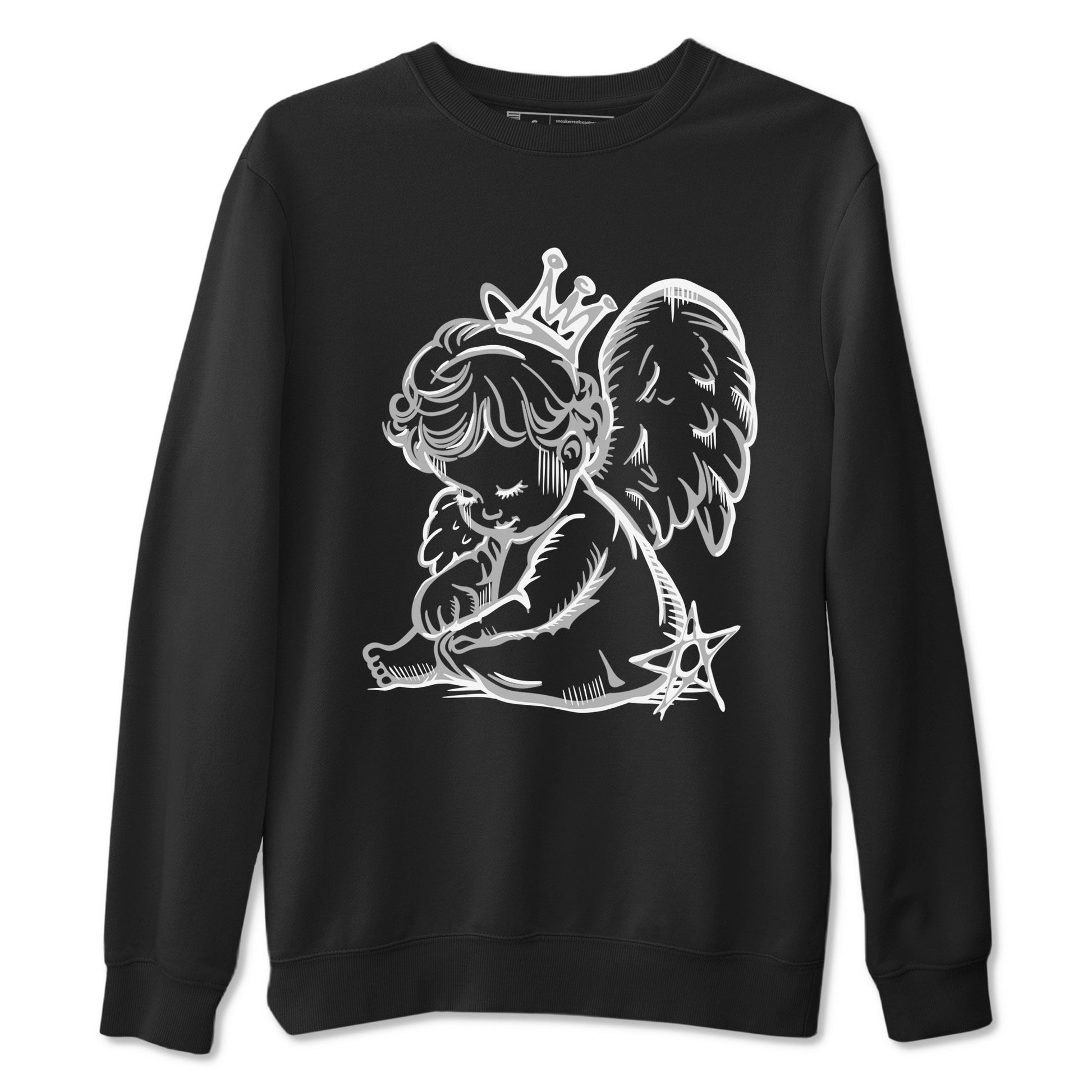 9s Cool Grey shirts to match jordans Neon Angel sneaker match tees Air Jordan 9 Retro Cool Grey match shoes to clothes SNRT Sneaker Tees unisex cotton Black 2 shirts