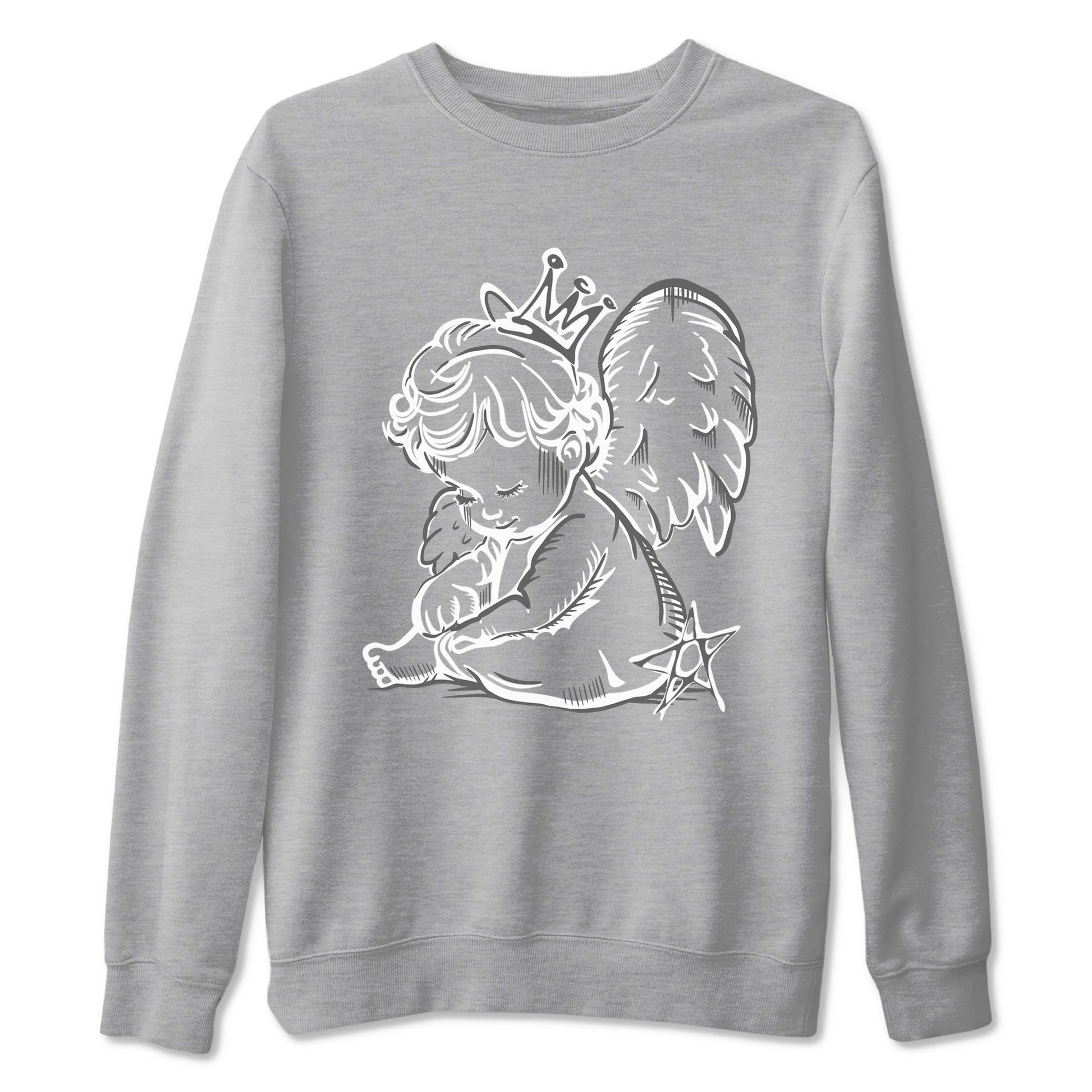 9s Cool Grey shirts to match jordans Neon Angel sneaker match tees Air Jordan 9 Retro Cool Grey match shoes to clothes SNRT Sneaker Tees unisex cotton Heather Grey 2 shirts