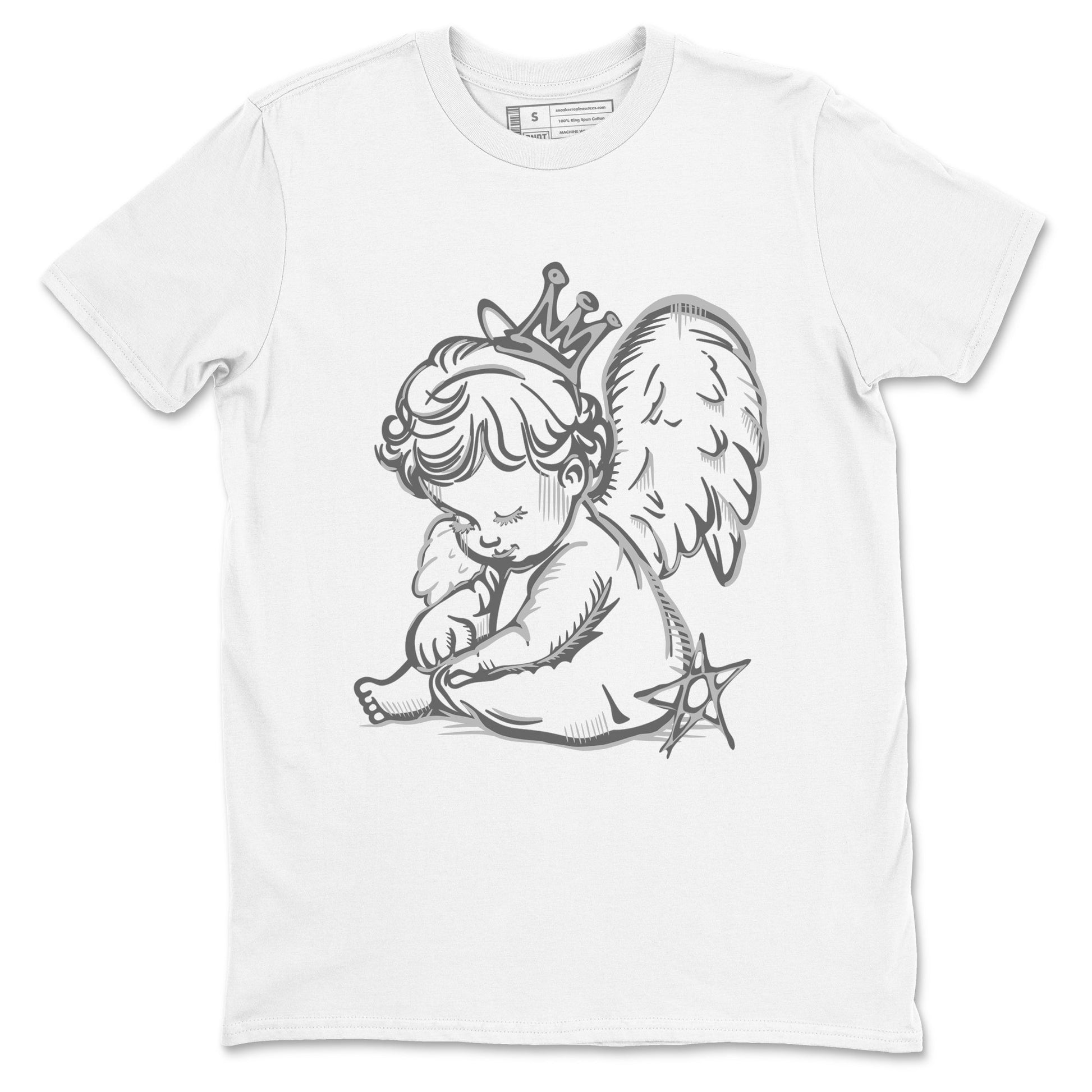 9s Cool Grey shirts to match jordans Neon Angel sneaker match tees Air Jordan 9 Retro Cool Grey match shoes to clothes SNRT Sneaker Tees unisex cotton White 2 shirts