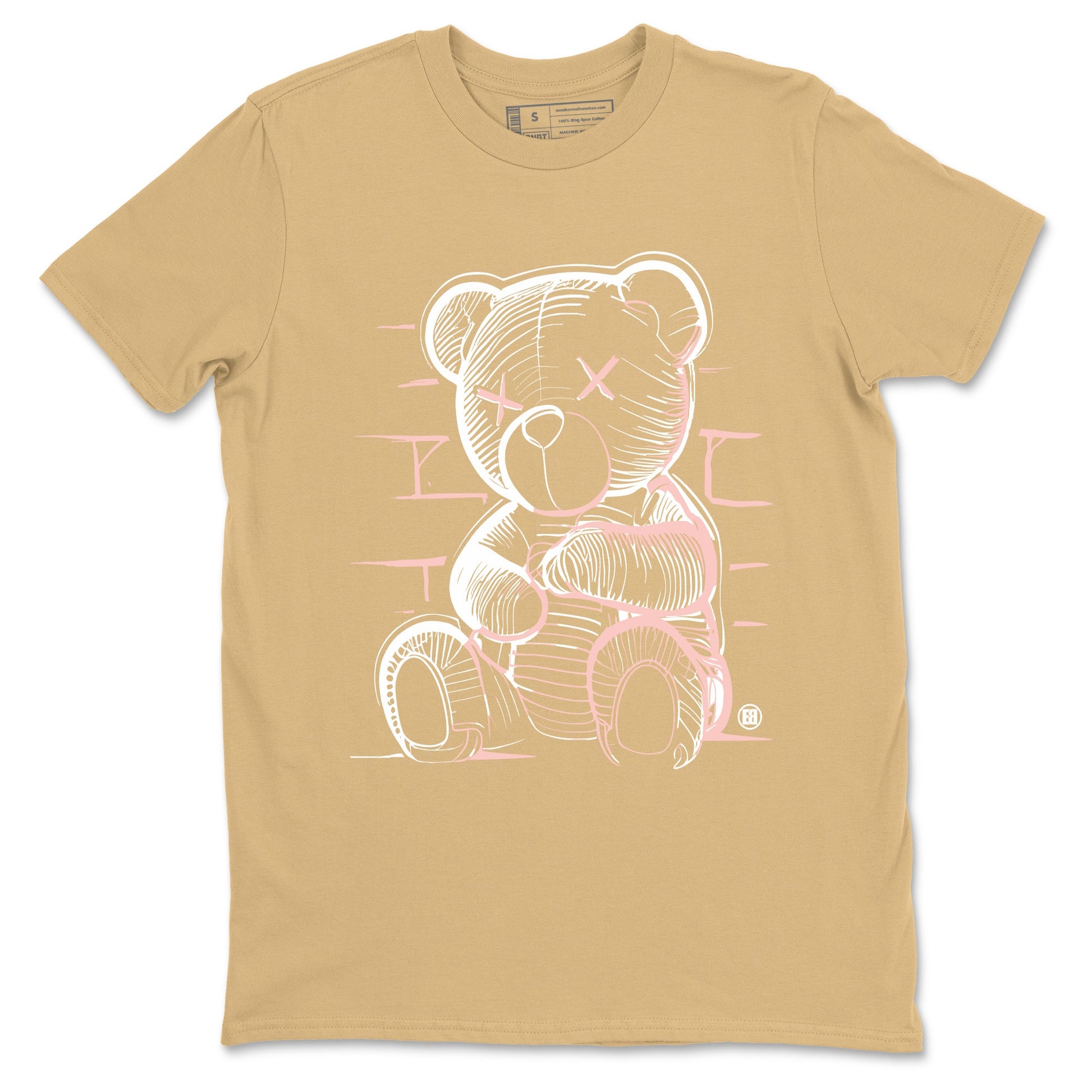 Air Force 1 Low Linen shirts to match jordans Neon Bear sneaker match tees Air Force 1 Linen Graphic Shirts To Match AF1 SNRT Sneaker Tees unisex cotton Old Gold 2 shirts