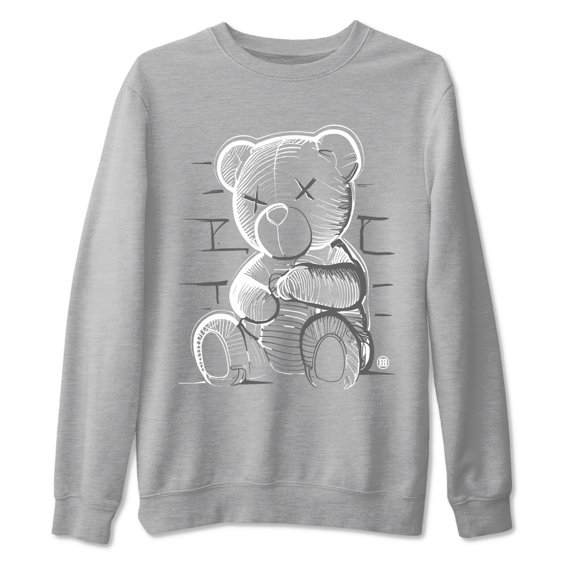 9s Cool Grey shirts to match jordans Neon Bear sneaker match tees Air Jordan 9 Cool Grey match shoes to clothes SNRT Sneaker Tees unisex cotton Heather Grey 2 shirts