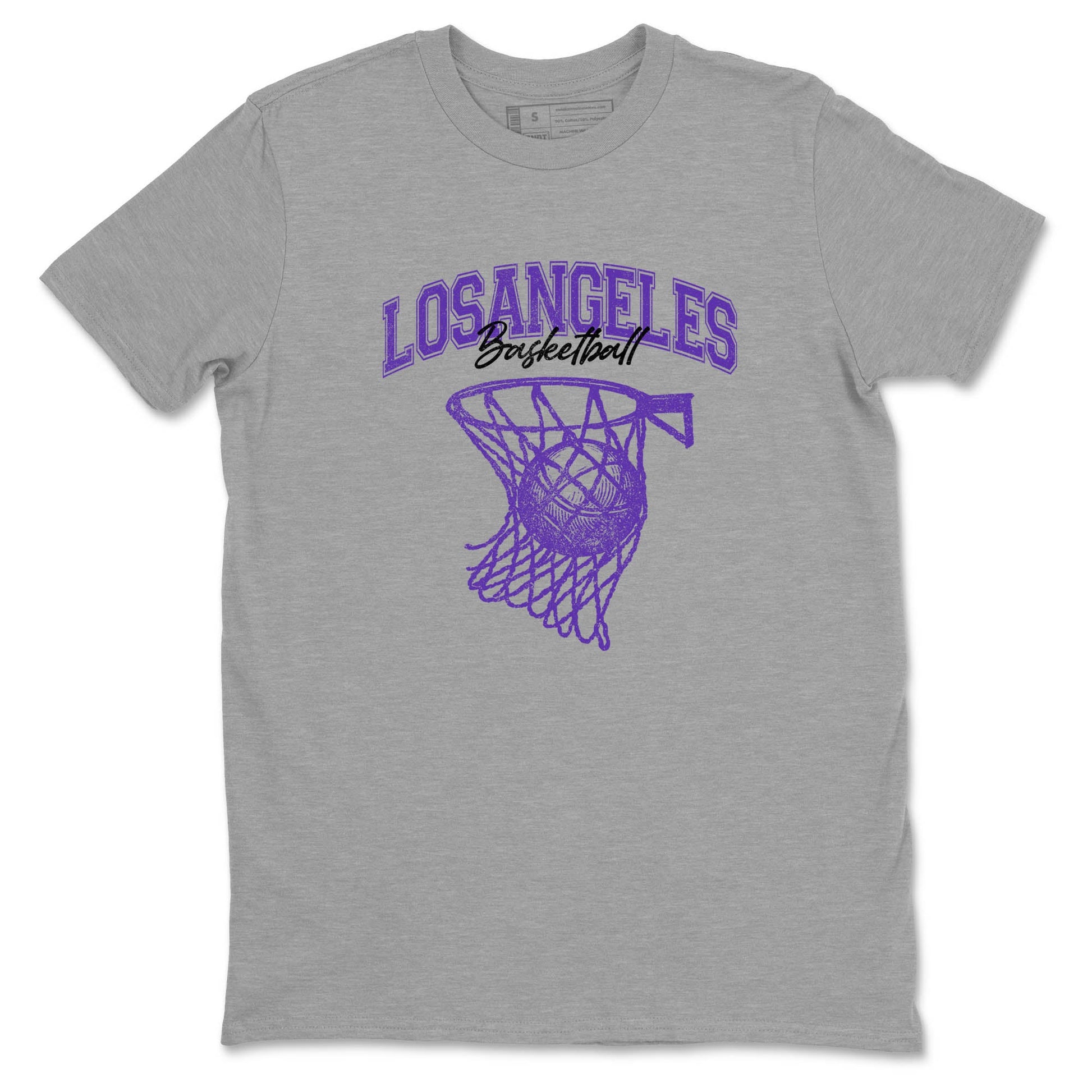 Sneaker Threads – Sneaker Tees To Match Nike KB 9 Hyper Grape – Net Burn Graphic Tee Heather Grey 2. Perfect for Jordan releases 2025 colorways. Perfect for purple basketball sneaker releases and legacy-inspired colorways for 2025 hoopers.
