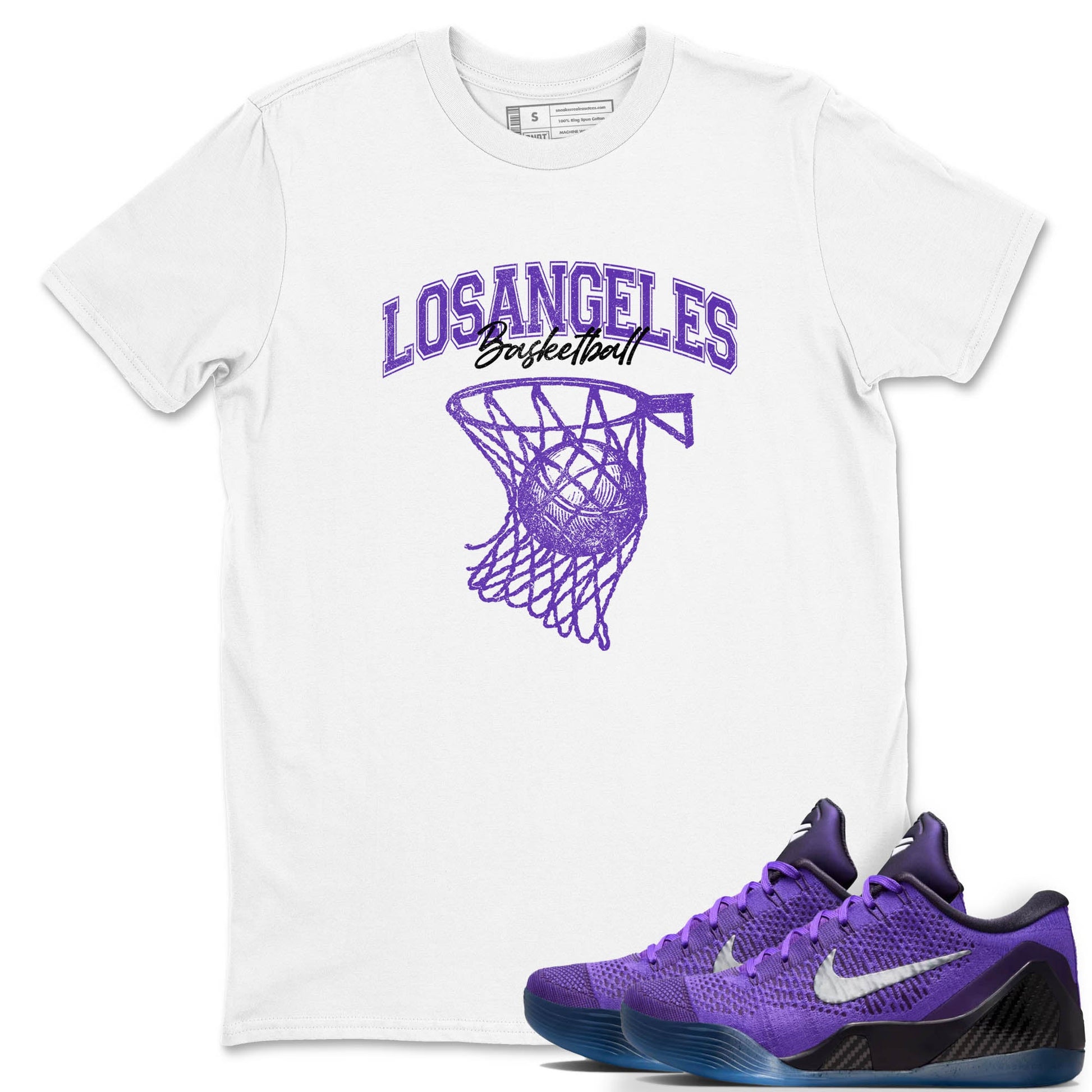 Sneaker Threads – Sneaker Tees To Match Nike KB 9 Hyper Grape – Net Burn Graphic Tee White 1. Perfect for Jordan releases 2025 colorways. Perfect for purple basketball sneaker releases and legacy-inspired colorways for 2025 hoopers.