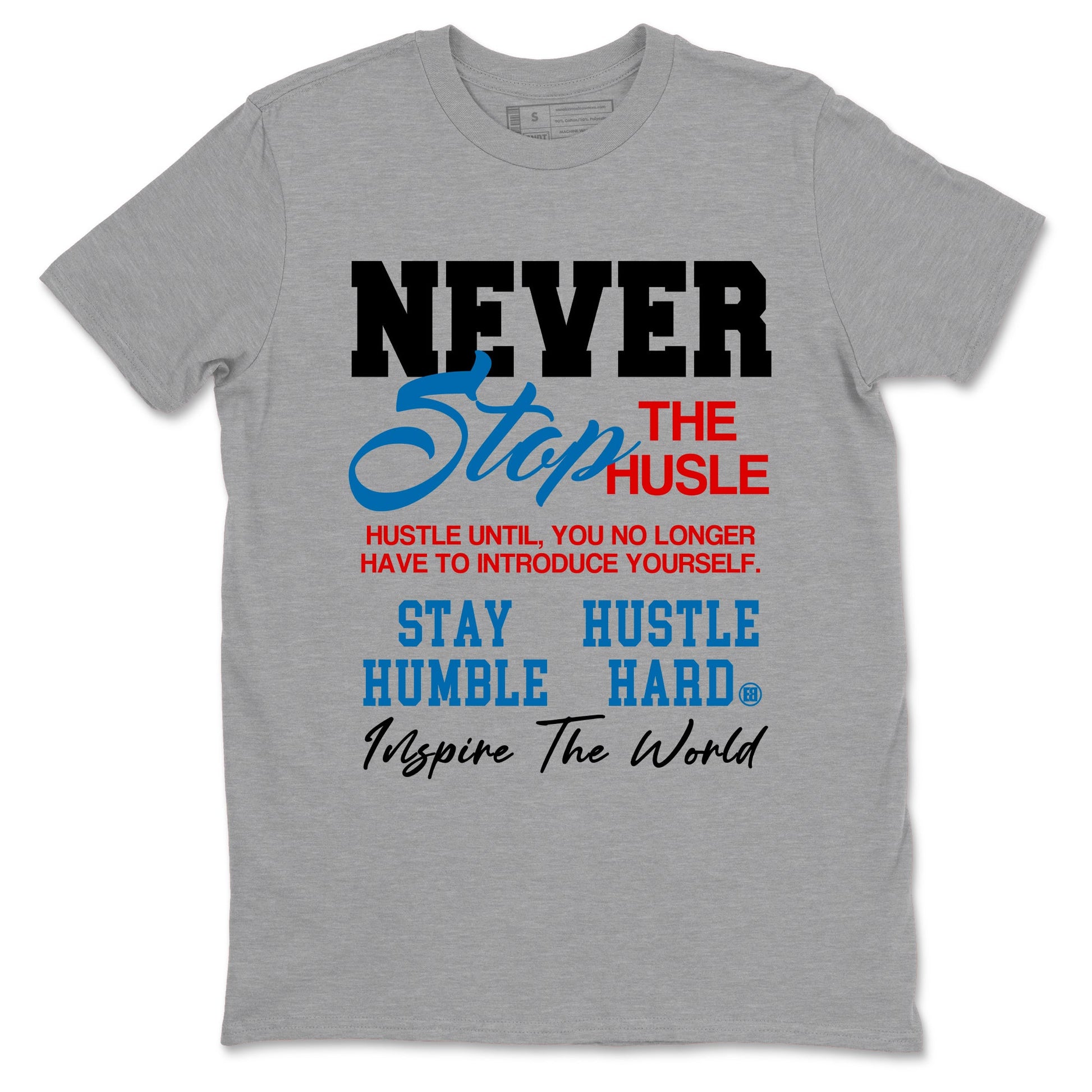 3s Rare Air shirts to match jordans Never Stop The Hustle best t shirts to wear with jordans Air Jordan 3 OG Rare Air match shoes to clothes SNRT Sneaker Tees unisex cotton Heather Grey 2 shirts