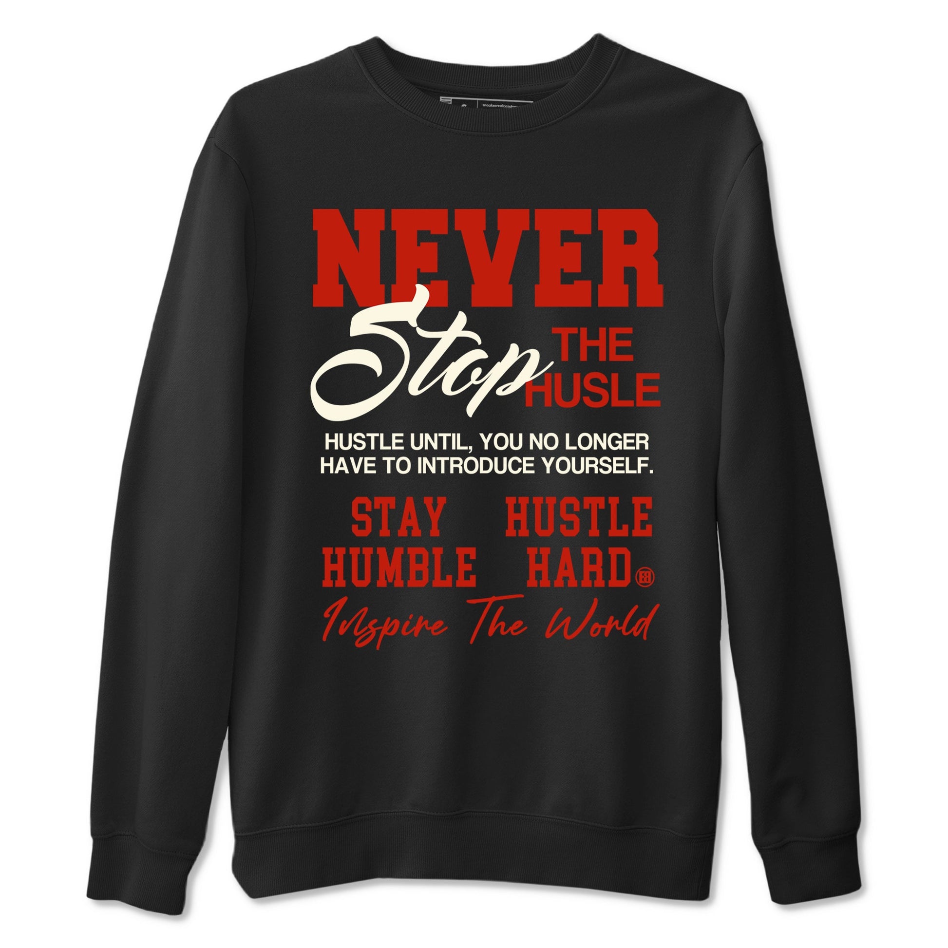 4s Brick By Brick best t shirts to wear with jordans Never Stop The Hustle sneaker match tees Nigel Sylvester x Air Jordan 4 Brick by Brick match shoes to clothes SNRT Sneaker Tees unisex cotton Black 2 shirts