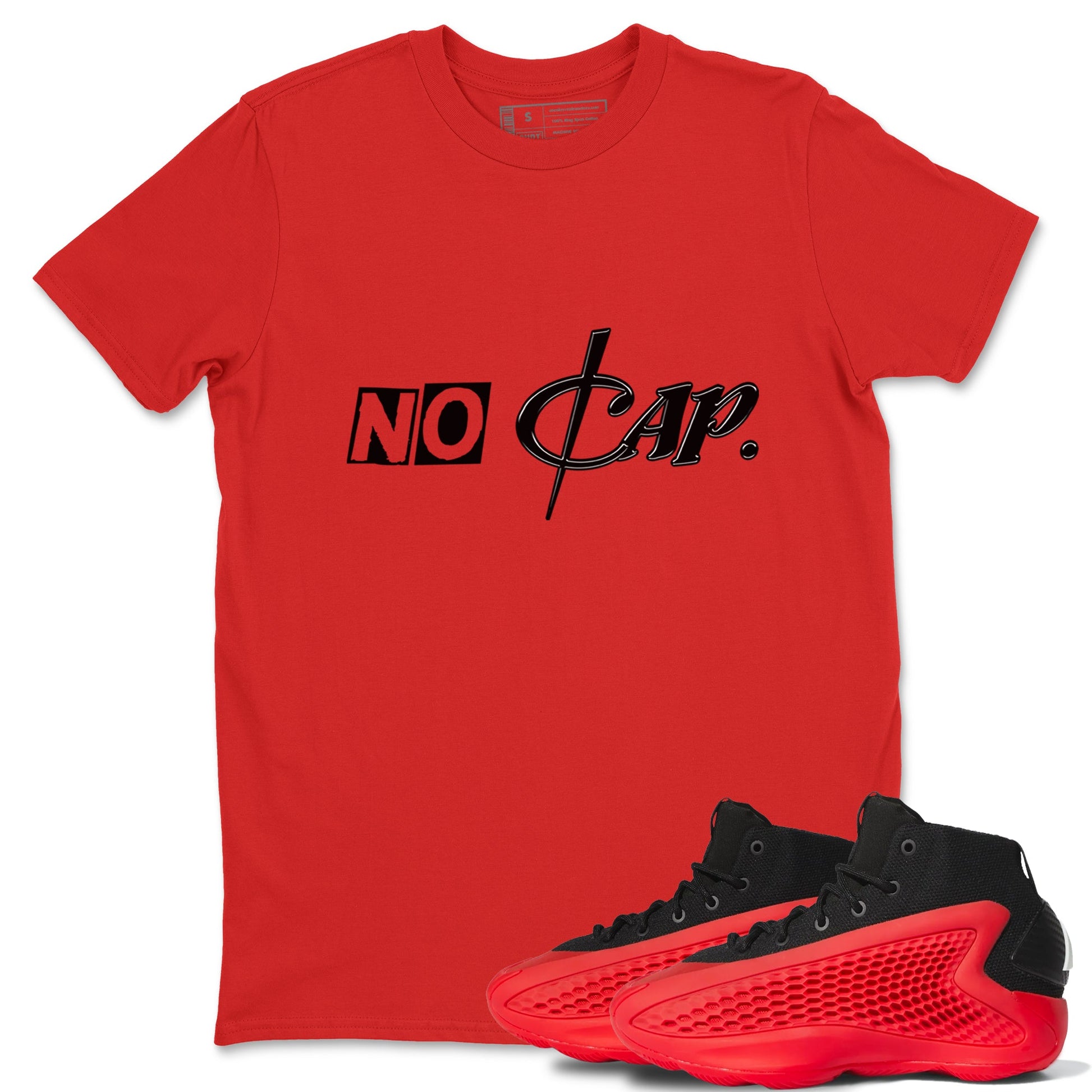 AE1 Bred shirts to match jordans No Cap sneaker match tees AE1 Bred match shoes to clothes SNRT Sneaker Tees unisex cotton Red 1 shirts