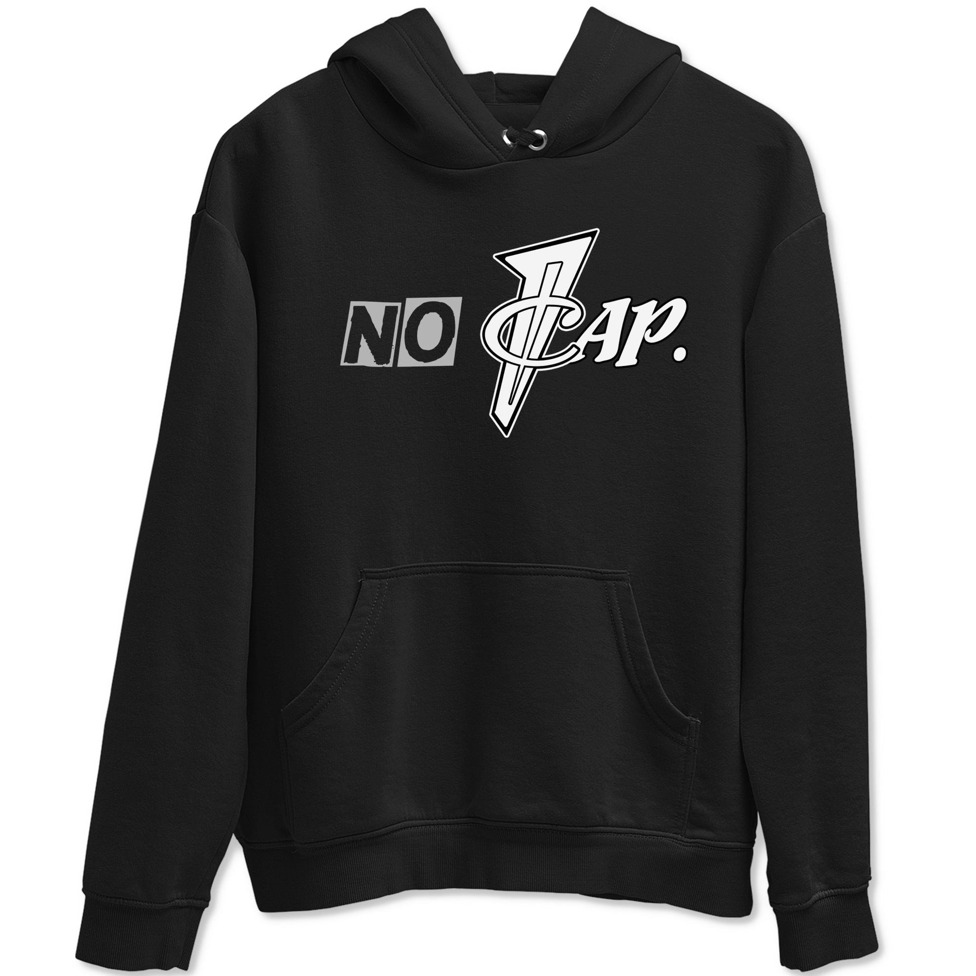No Cap sneaker match t-shirt styled to complete your fit with the Air Foamposite One Triple White sneakers, shown in Black 2.