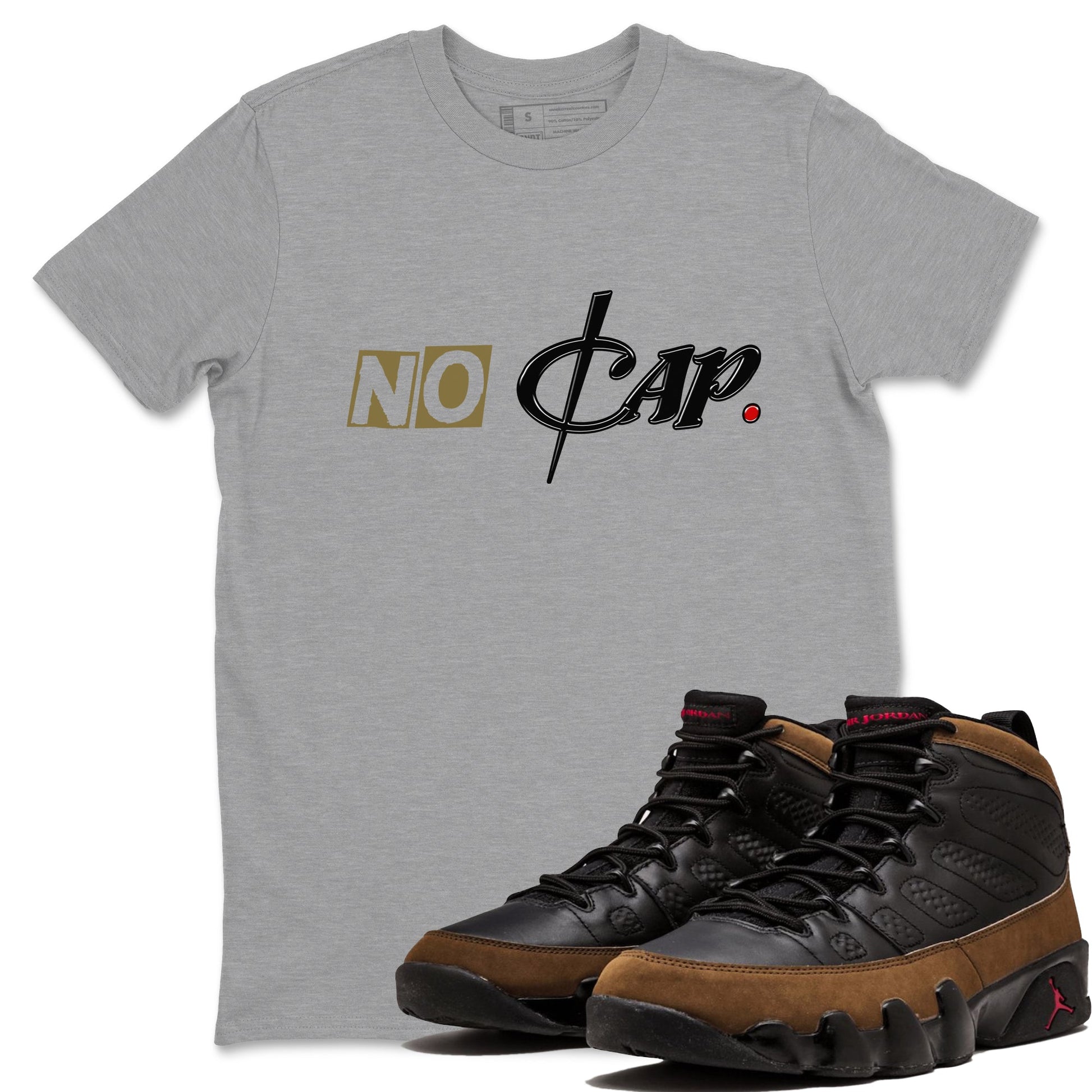 9s Olive shirts to match jordans No Cap sneaker match tees Air Jordan 9 Olive match shoes to clothes SNRT Sneaker Tees unisex cotton Heather Grey 1 shirts
