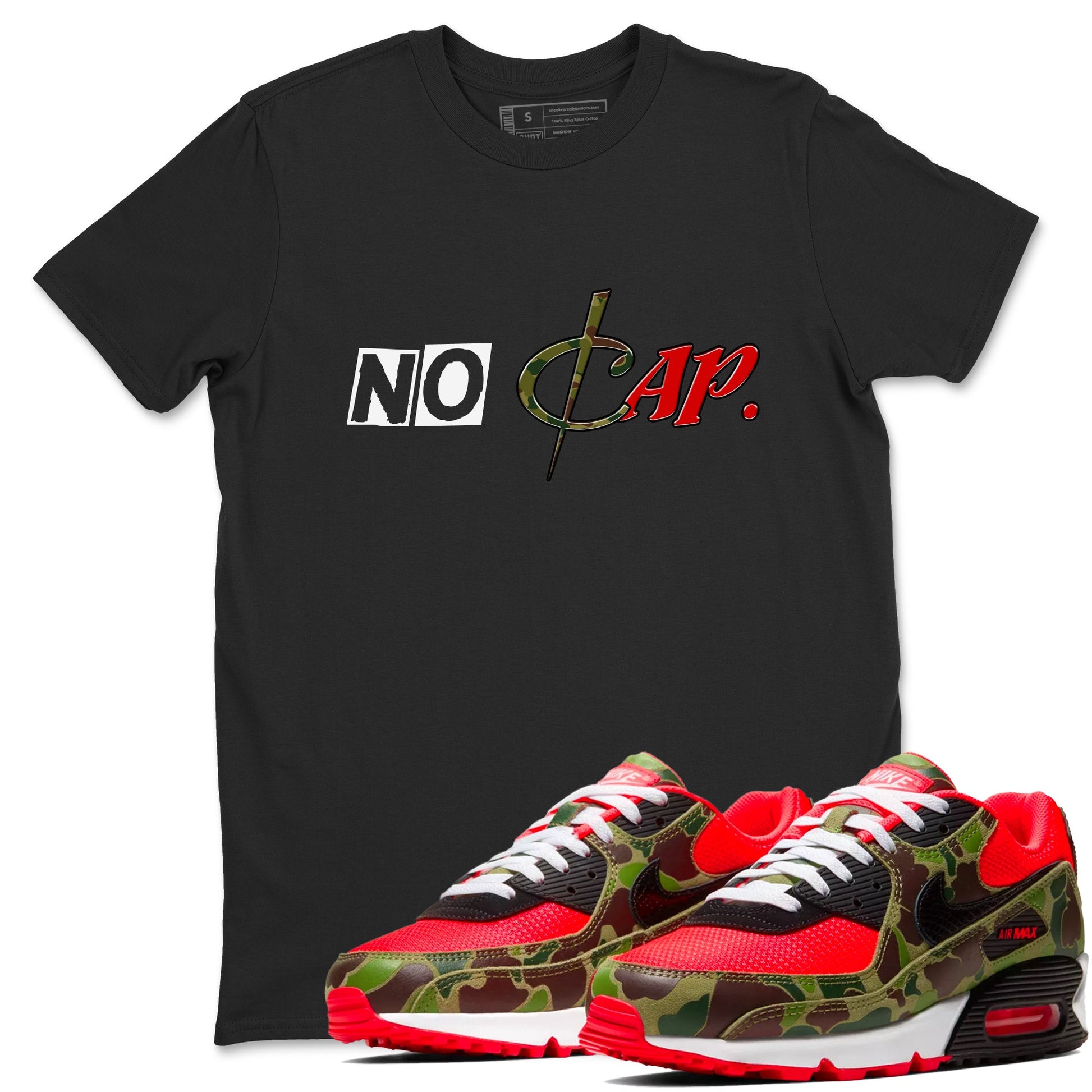 Air Max 90 Duck Camo shirts to match jordans No Cap sneaker match tees Air Max 90 Reverse Duck Camo match shoes to clothes SNRT Sneaker Tees unisex cotton Black 1 shirts