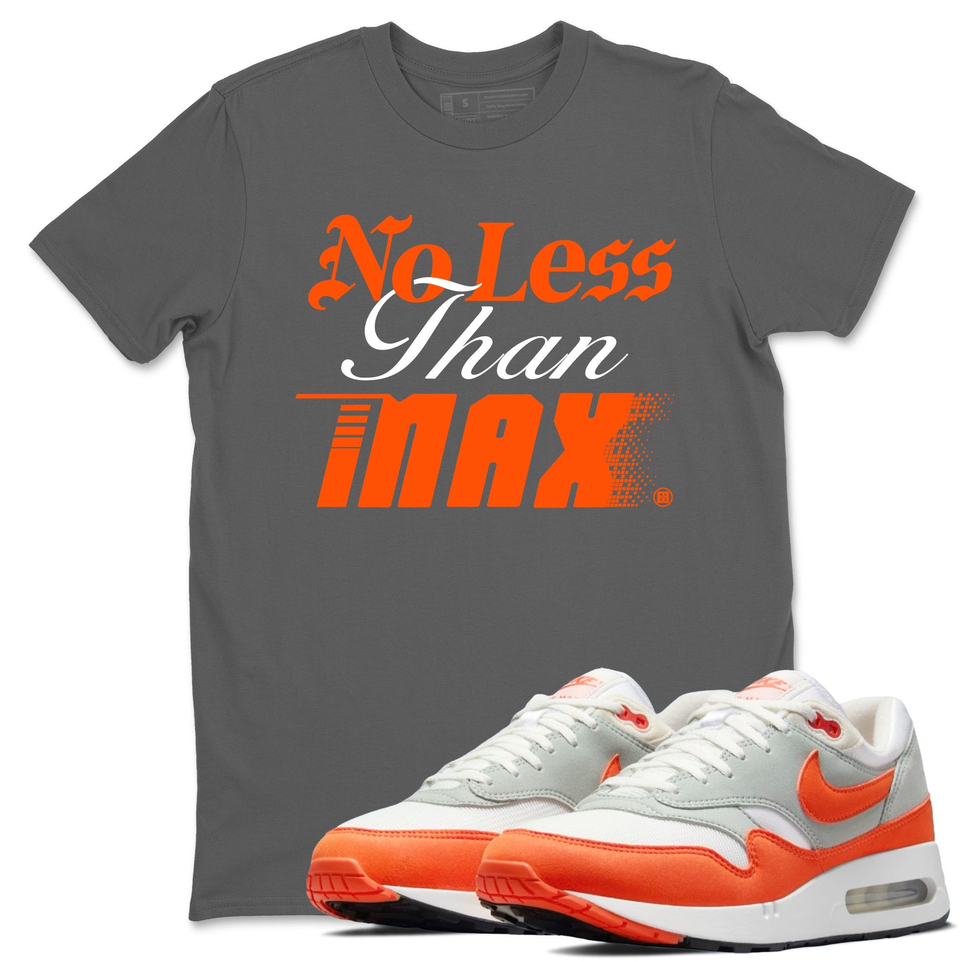 Air Max 1 OG '86 'Summit White and Cosmic Clay shirts to match jordans No Less Than Max sneaker match tees Air Max 1 Cosmic Clay match shoes to clothes SNRT Sneaker Tees unisex cotton Cool Grey 1 shirts