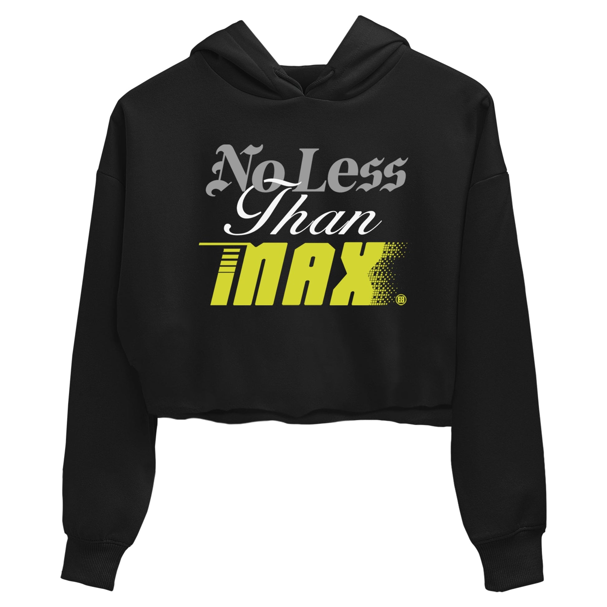 No Less Than Max womens crop tee made to vibe with the Air Max 90 Cyber sneakers — the perfect match in Black 2.